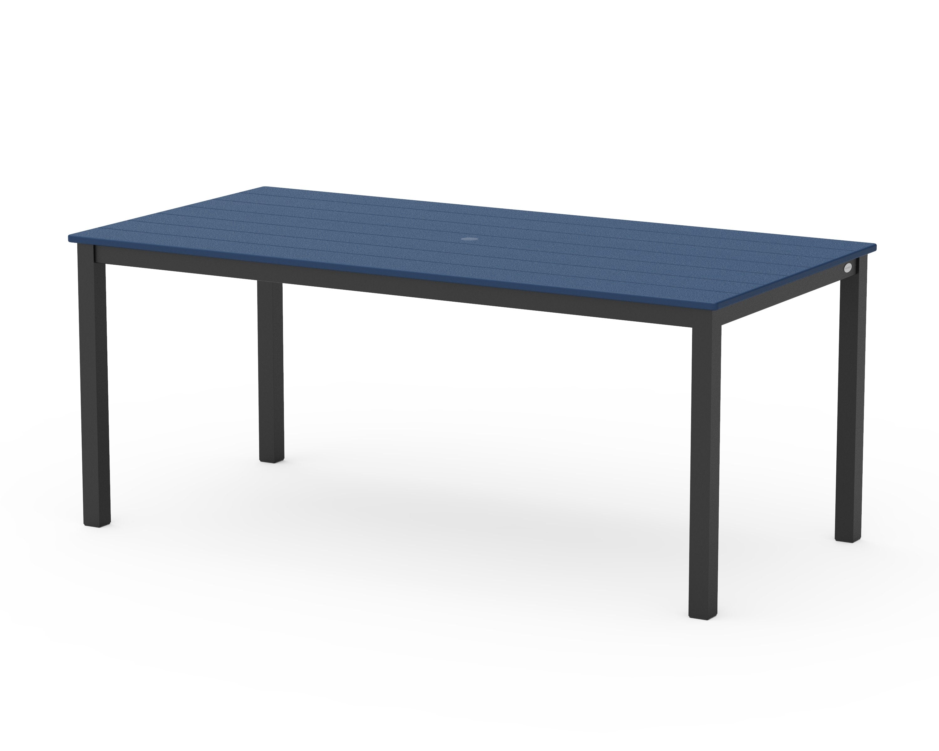 Main Street 36" x 72" Dining Table in Black / Navy