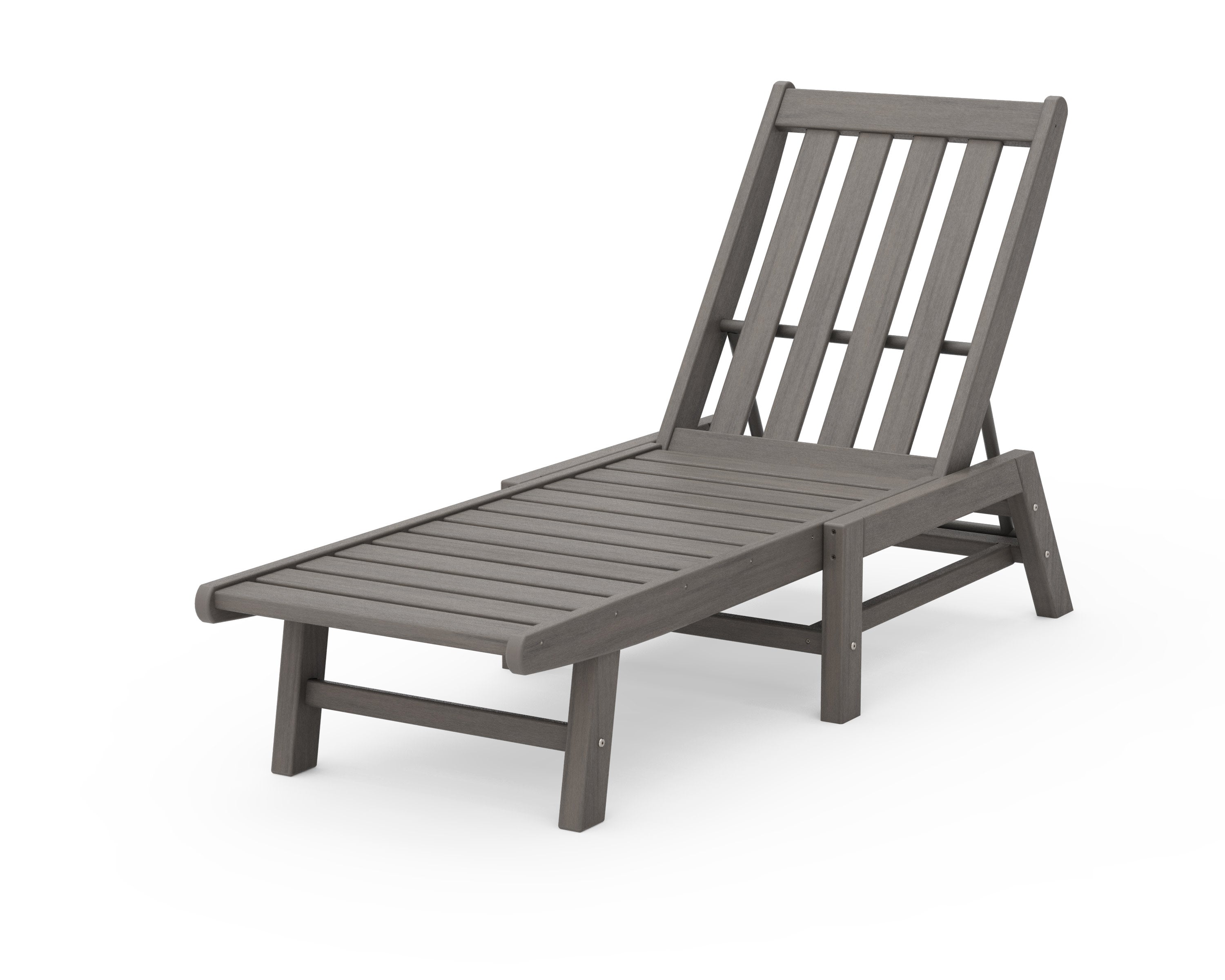 Vineyard Chaise in Driftwood