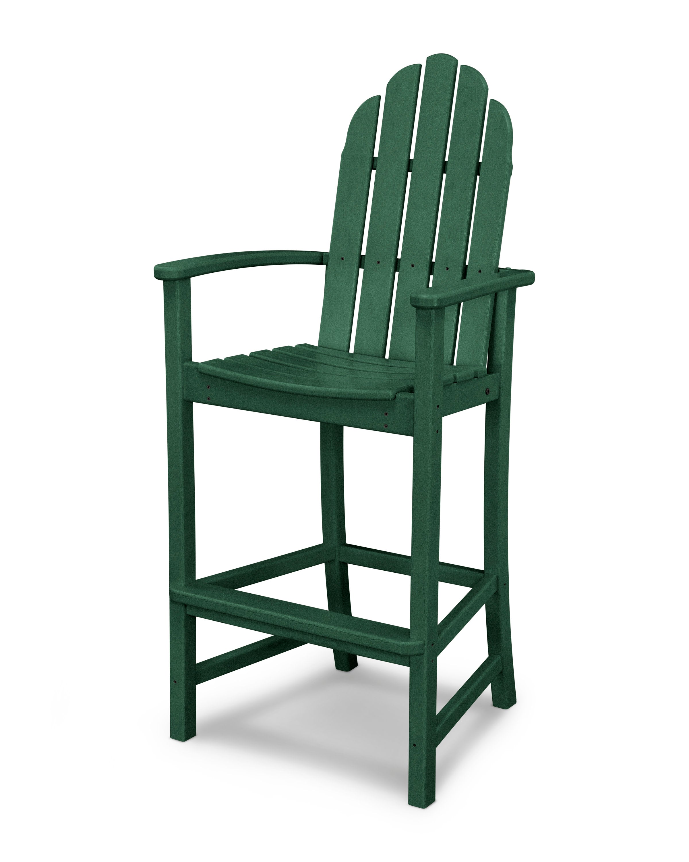 Classic Adirondack Bar Chair in Green