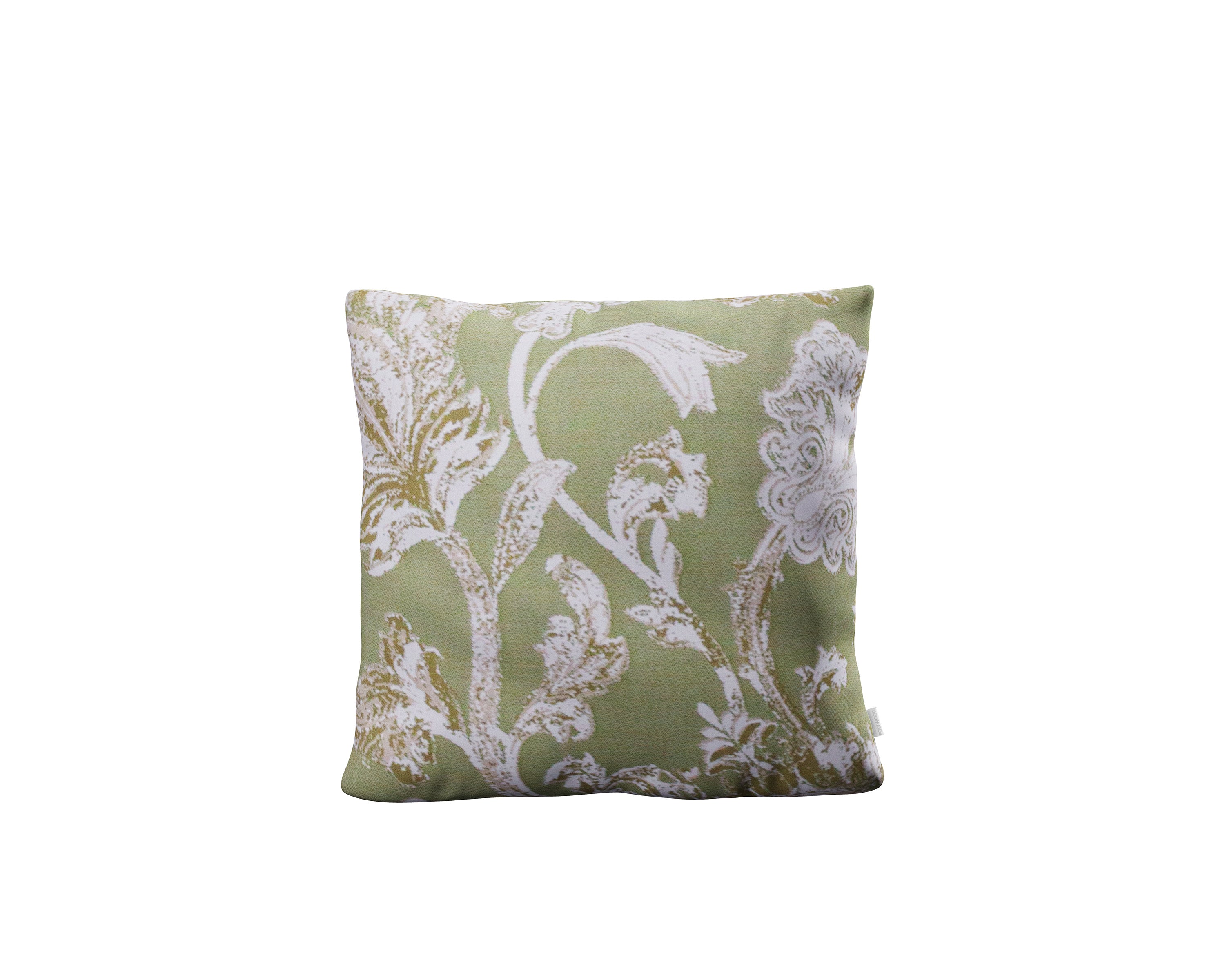 16" Outdoor Throw Pillow in Botanical Garden Chartreuse