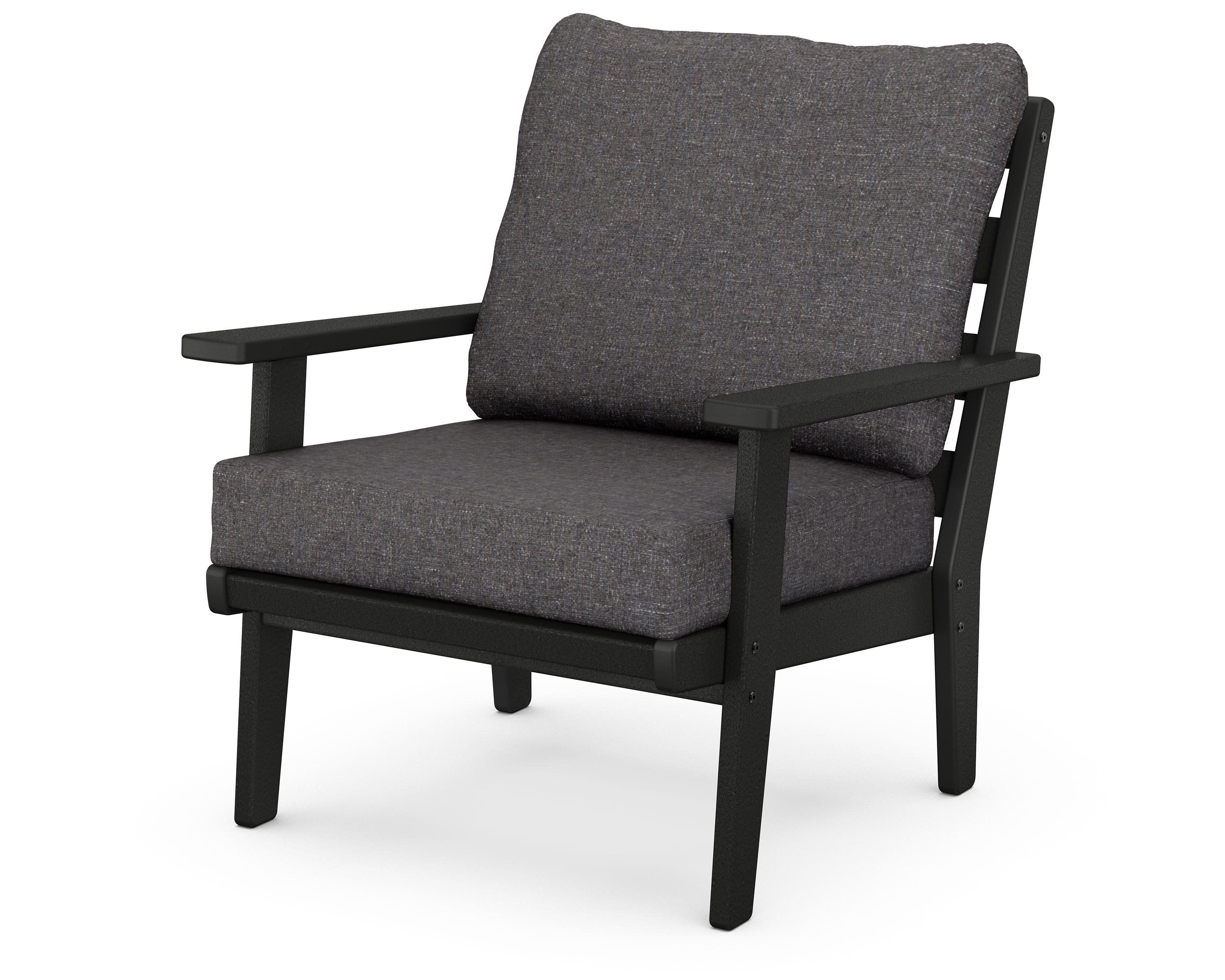 Grant Park Deep Seating Chair in Black / Ash Charcoal