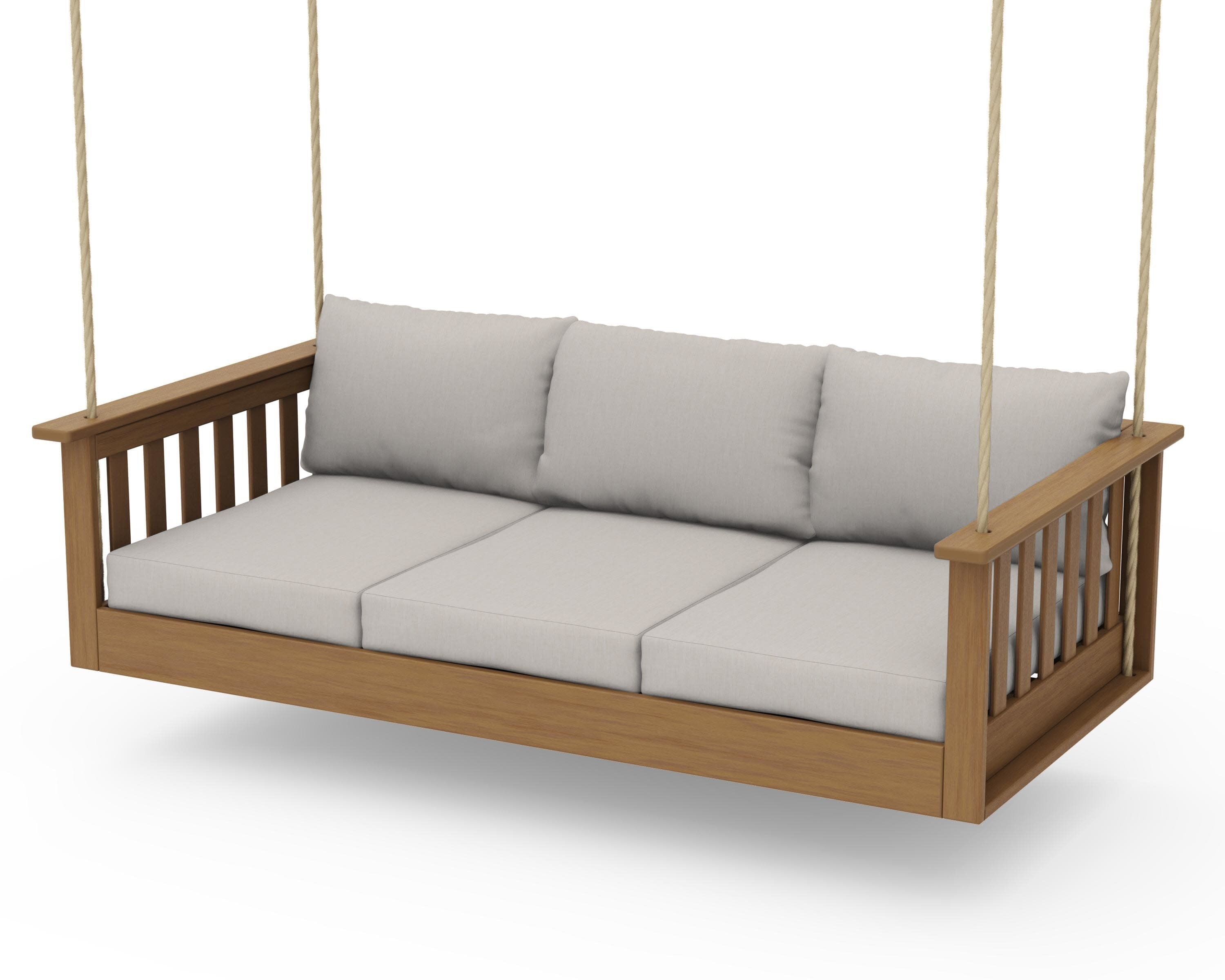 Vineyard Daybed Swing in Natural / Cast Ash