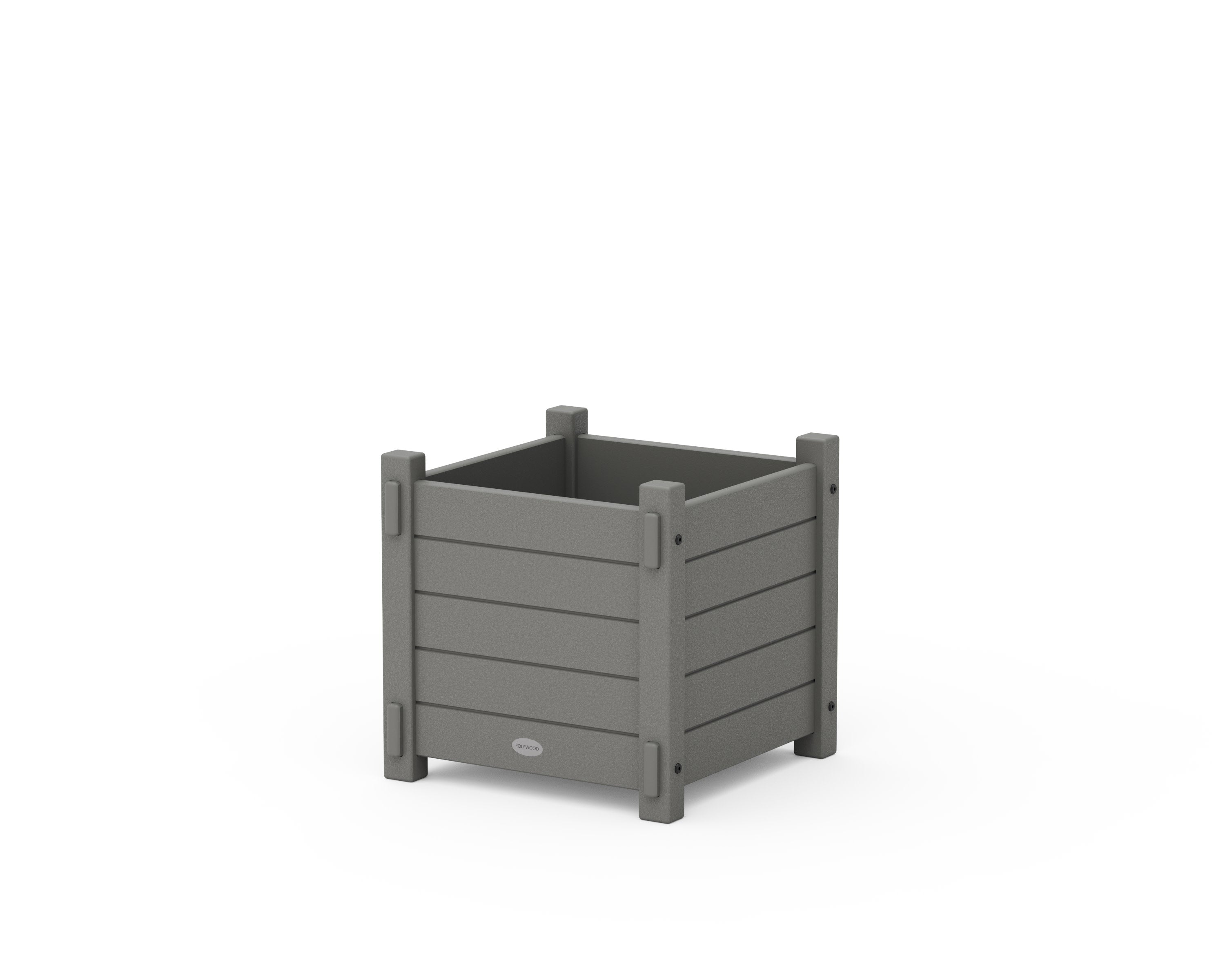 Nautical Square Planter Box in Slate Grey