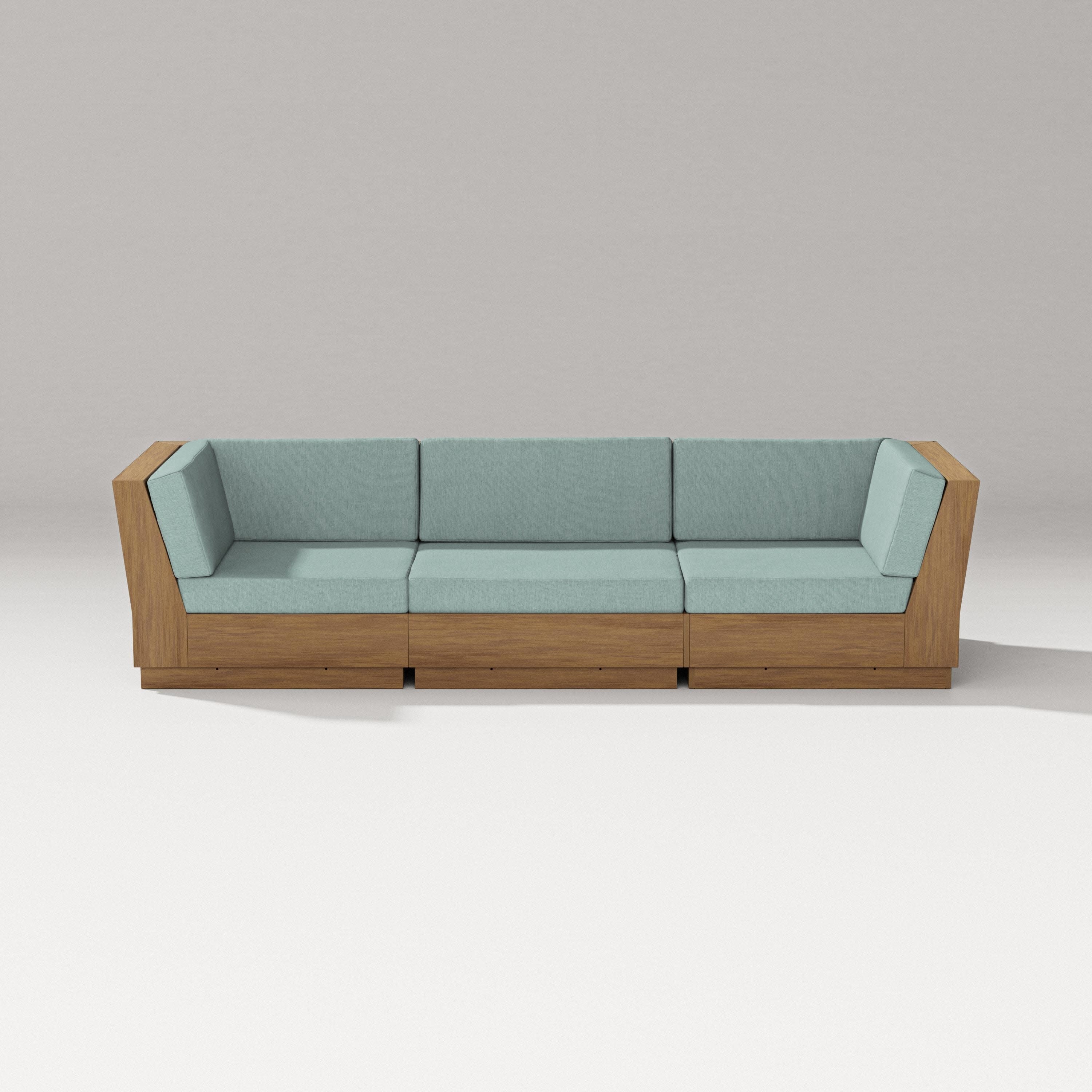 Elevate Sofa Sectional in Natural / Glacier Spa