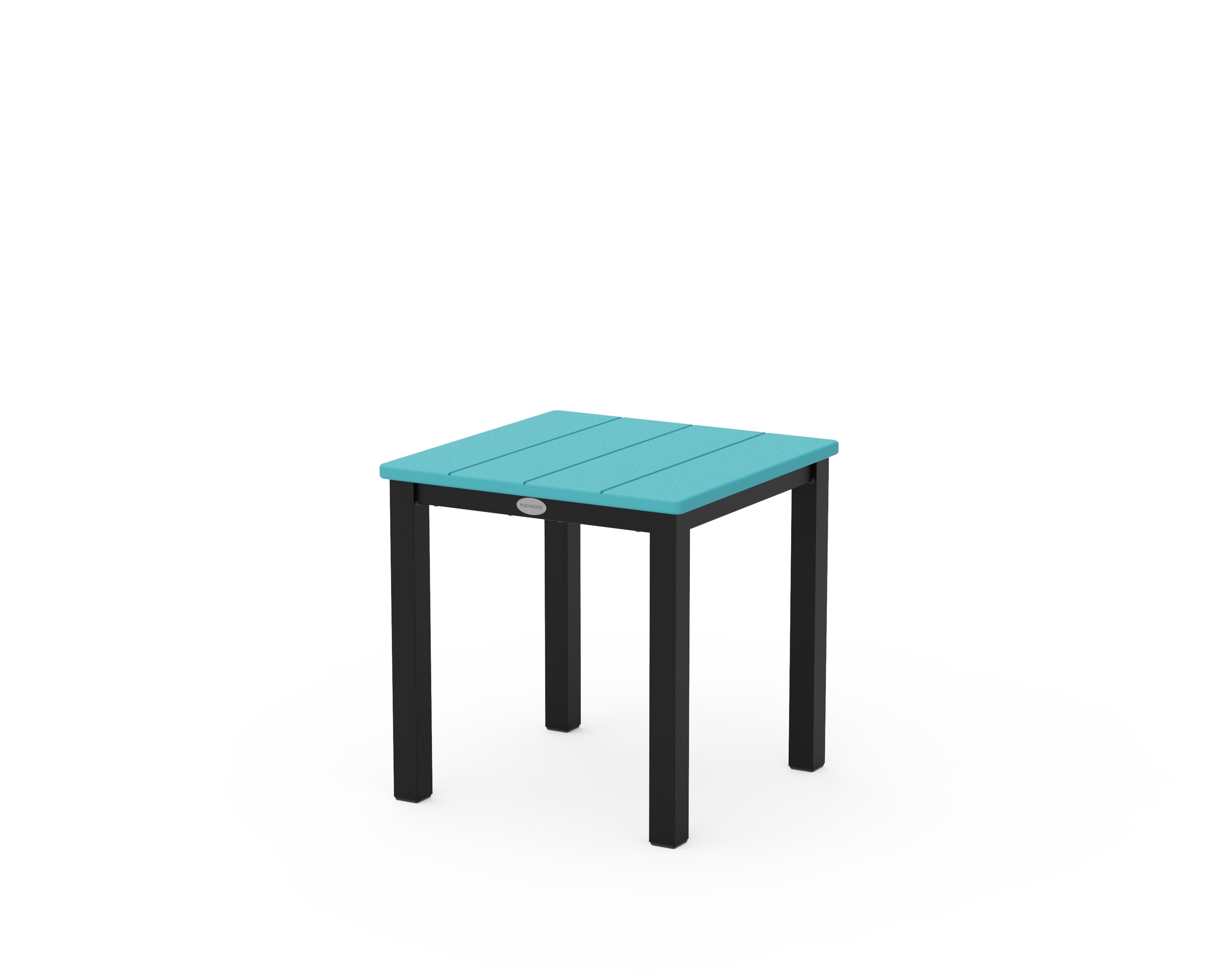 Main Street 18" Side Table in Black / Aruba