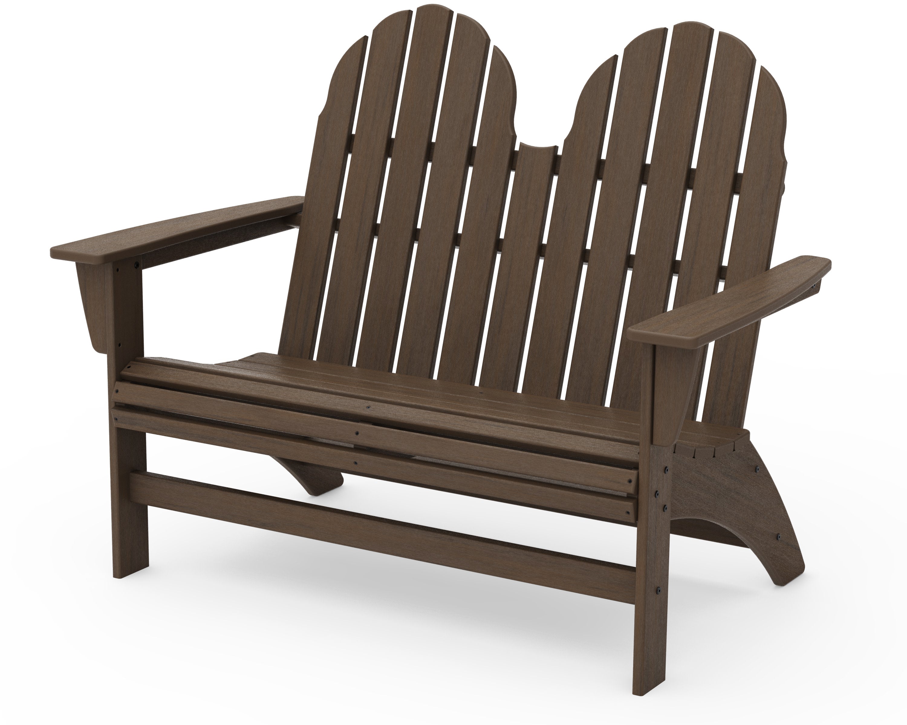 Vineyard 48" Adirondack Bench in Kona