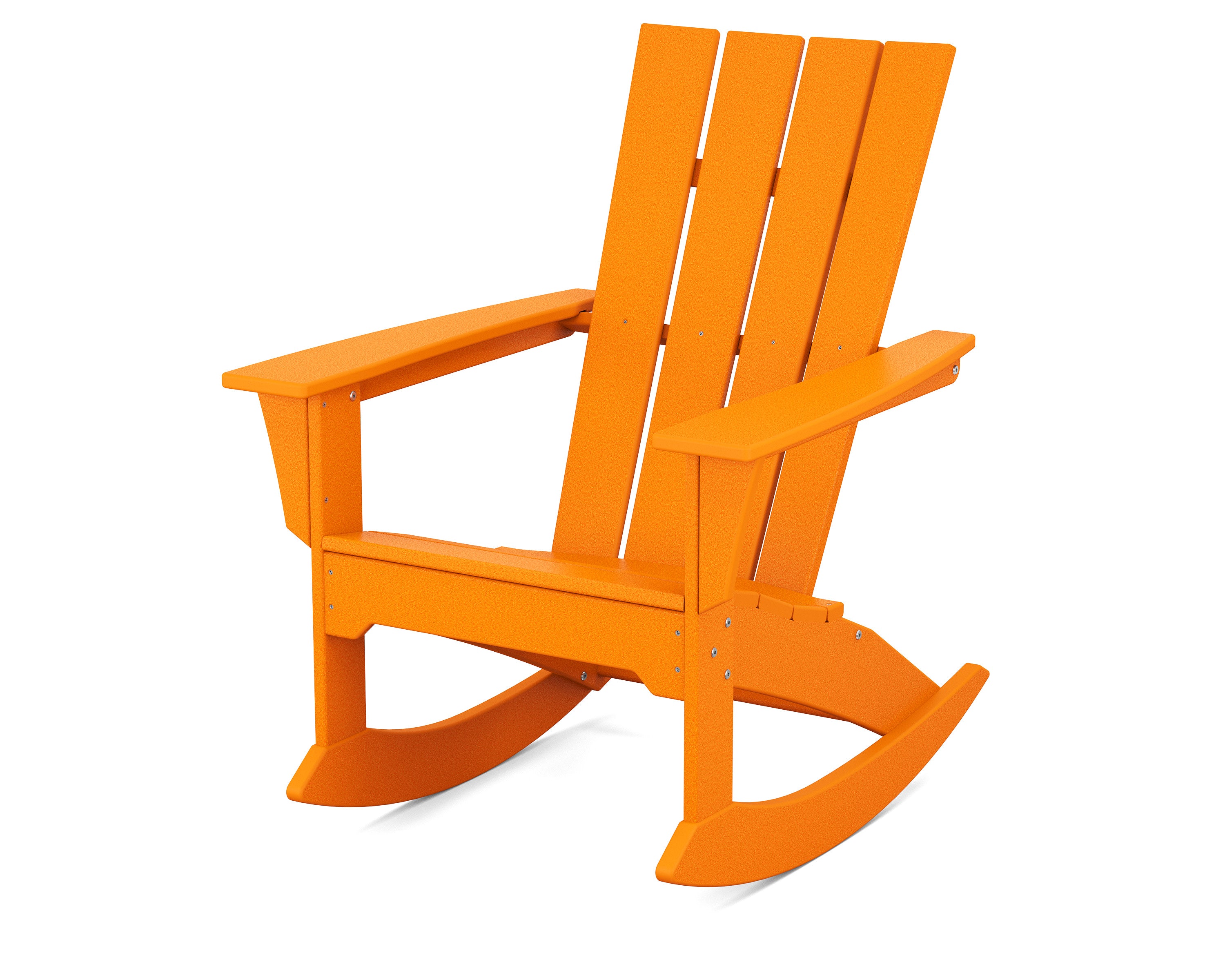 Quattro Adirondack Rocking Chair in Tangerine