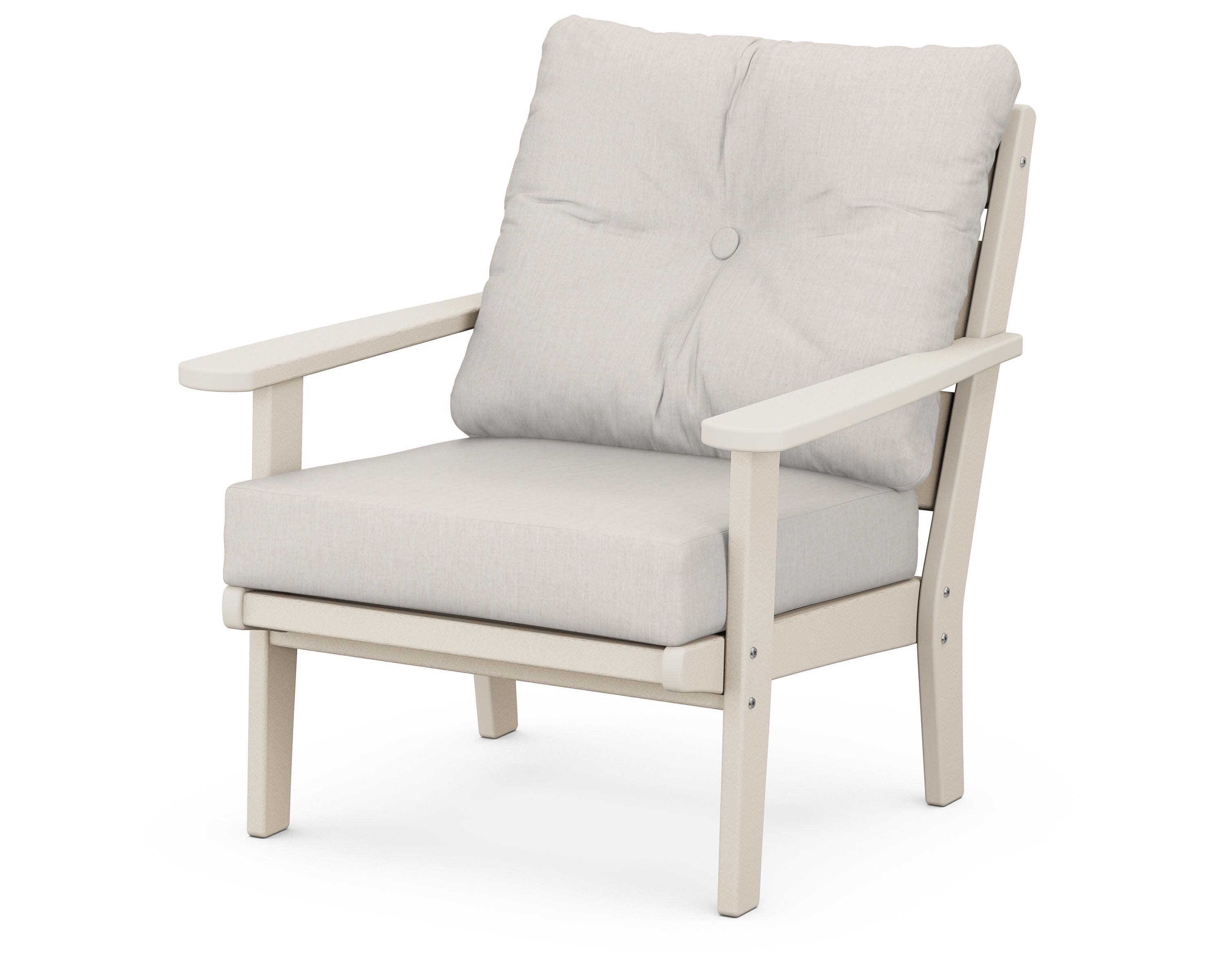 Lakeside Deep Seating Chair in Sand / Cast Ash