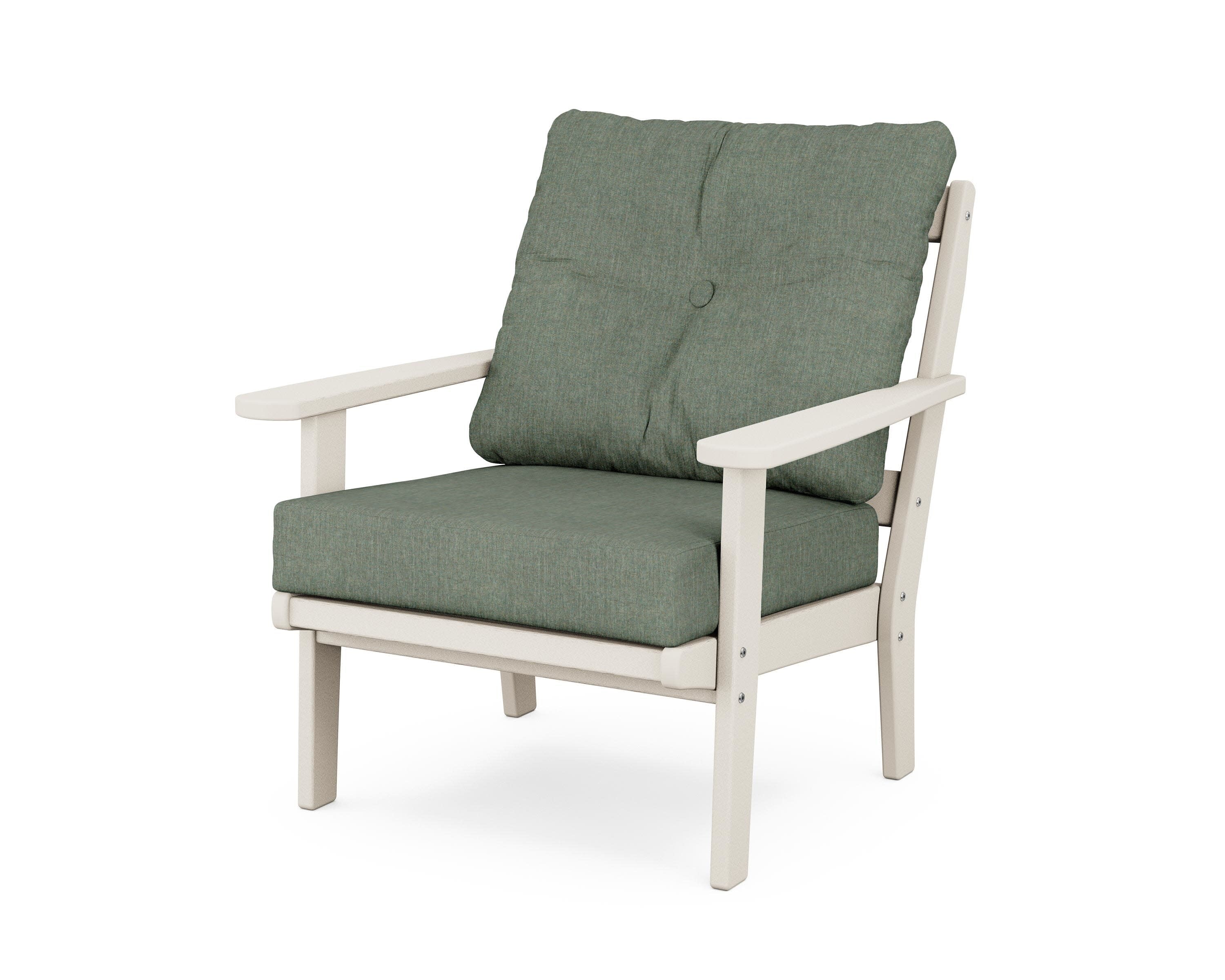 Mission Deep Seating Chair in Sand / Cast Sage