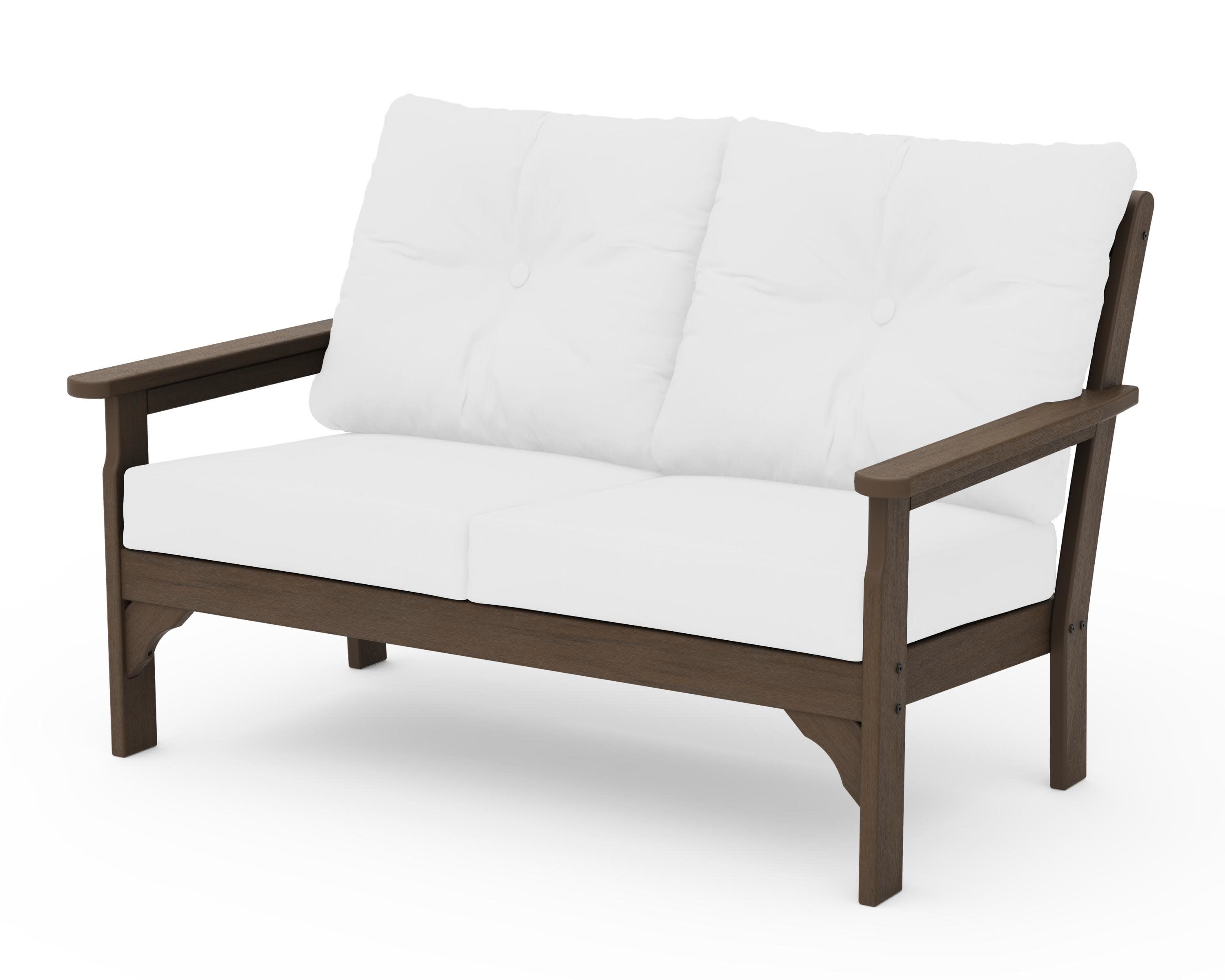 Vineyard Deep Seating Loveseat in Kona / Natural