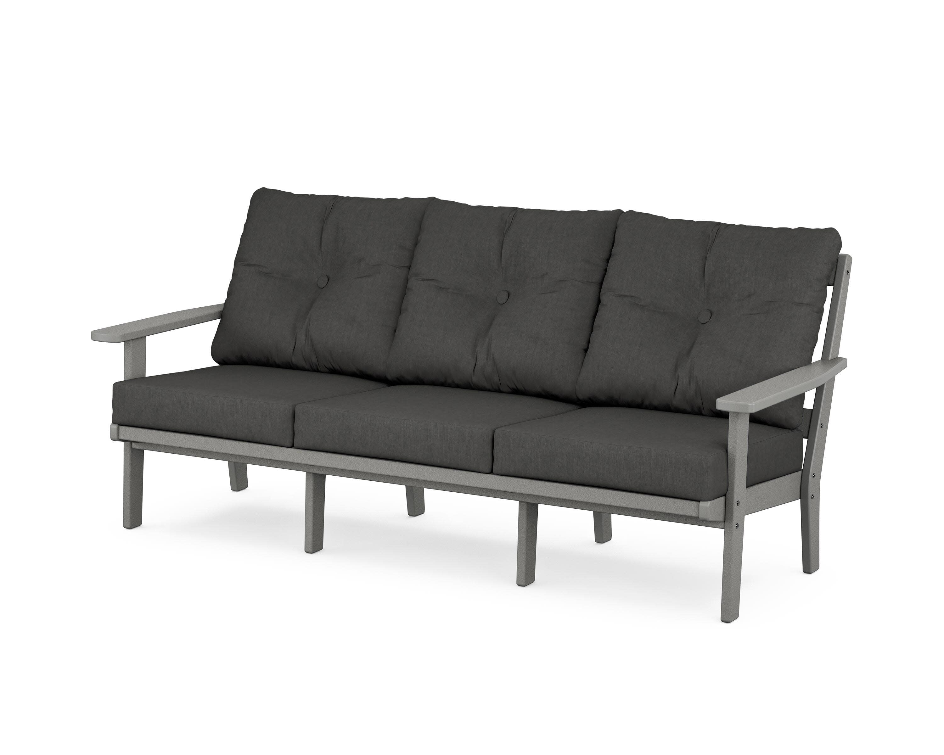 Oxford Deep Seating Sofa in Slate Grey / Spectrum Carbon
