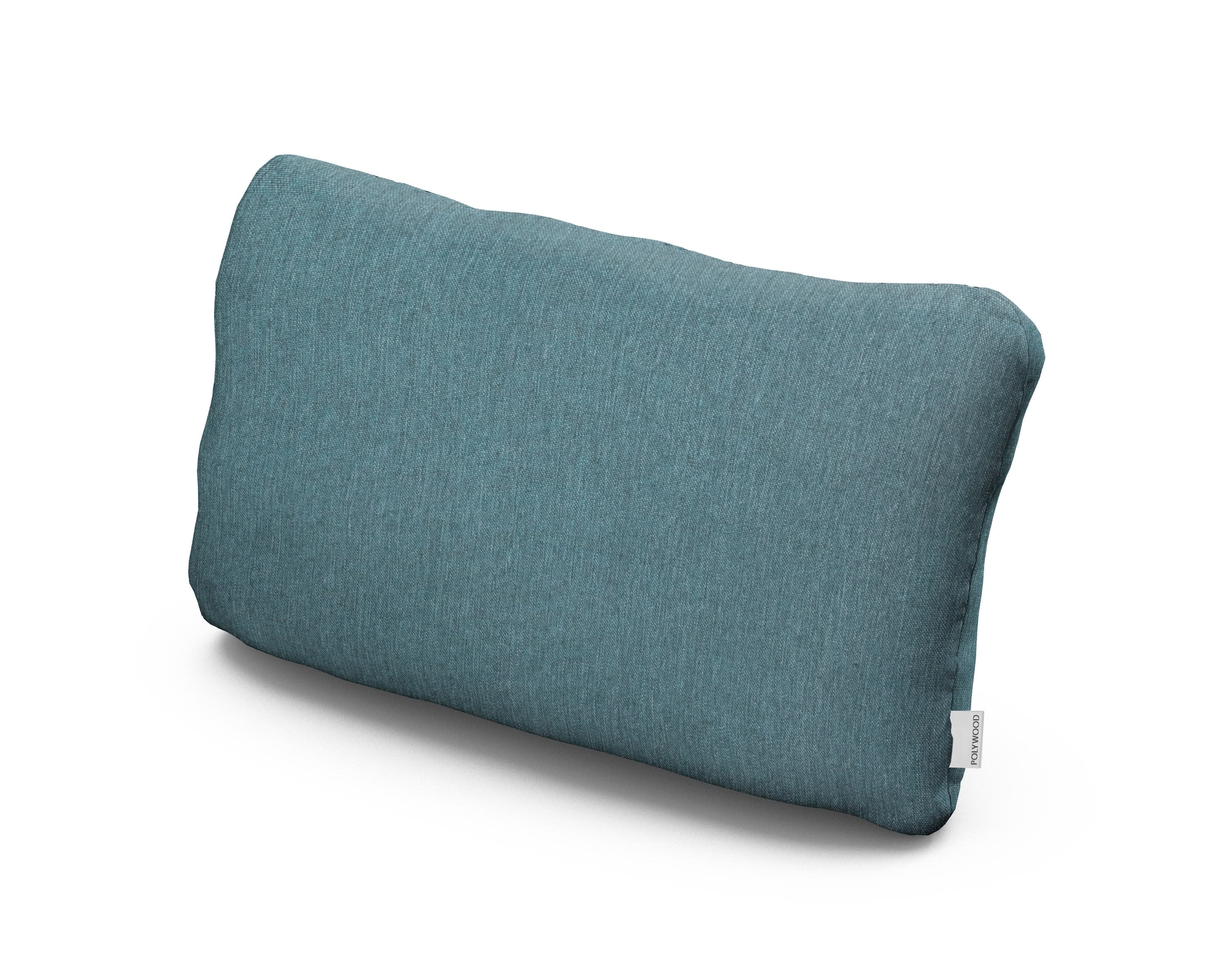 Outdoor Lumbar Pillow in Ocean Teal
