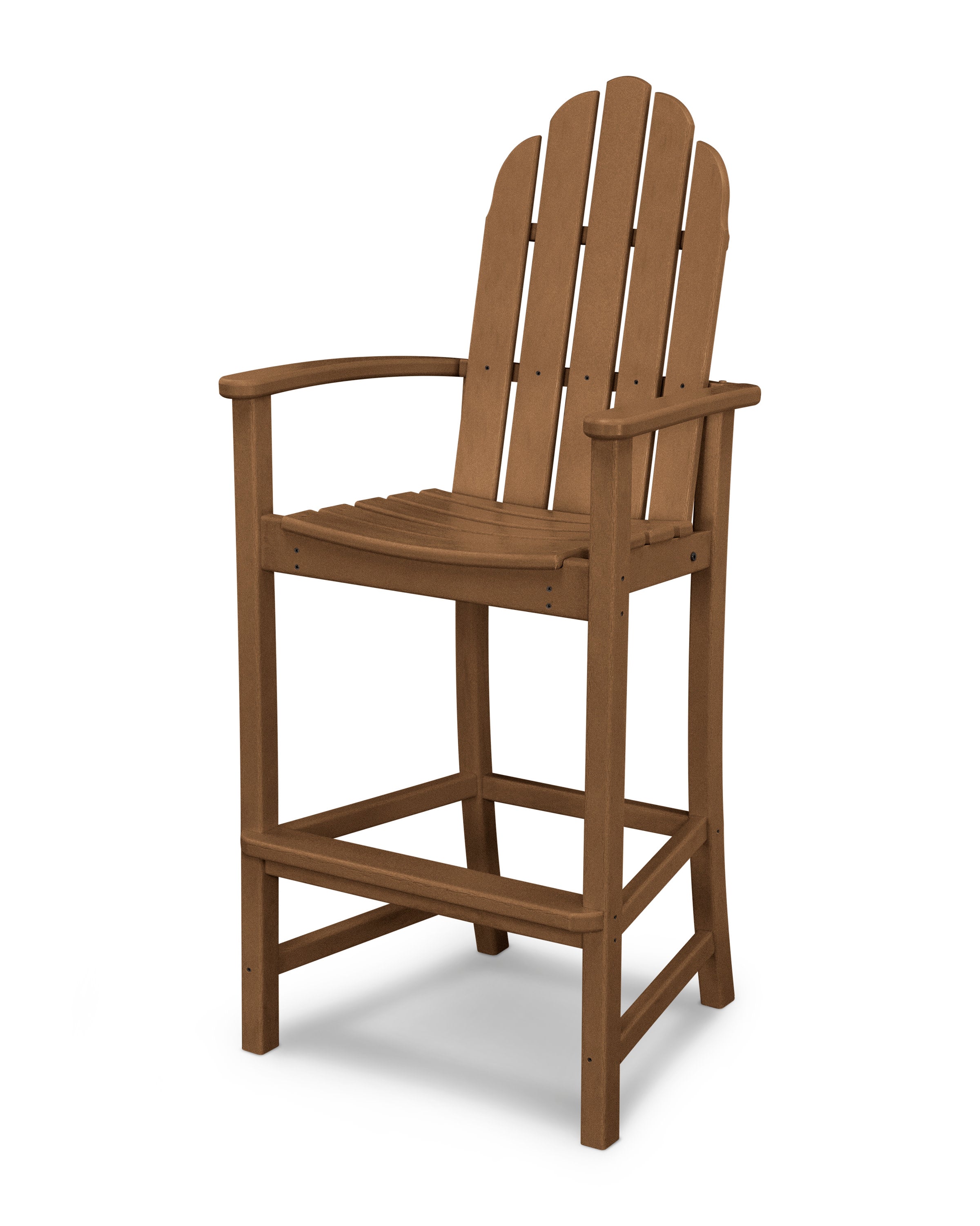 Classic Adirondack Bar Chair in Teak