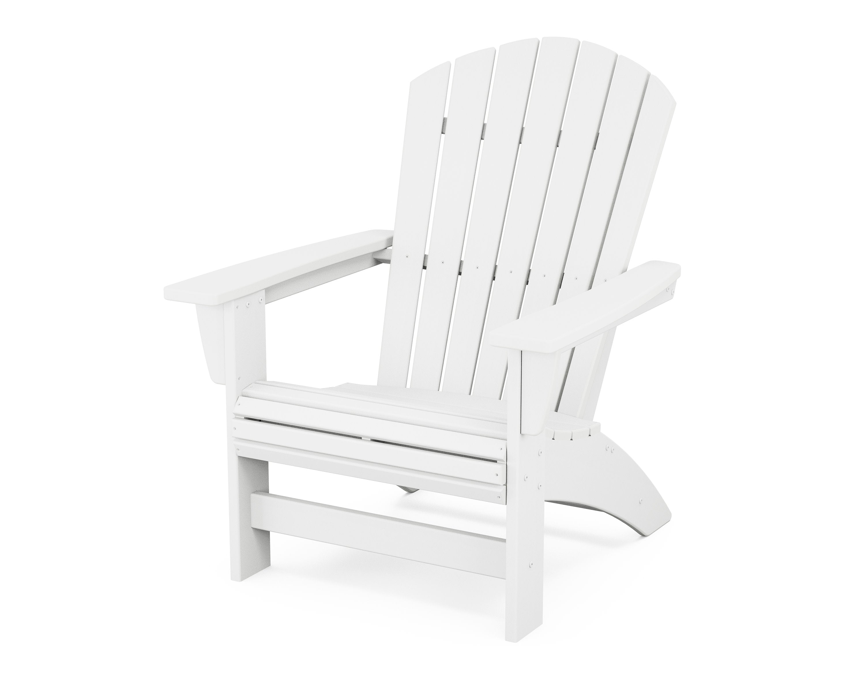 Nautical Grand Adirondack Chair in White