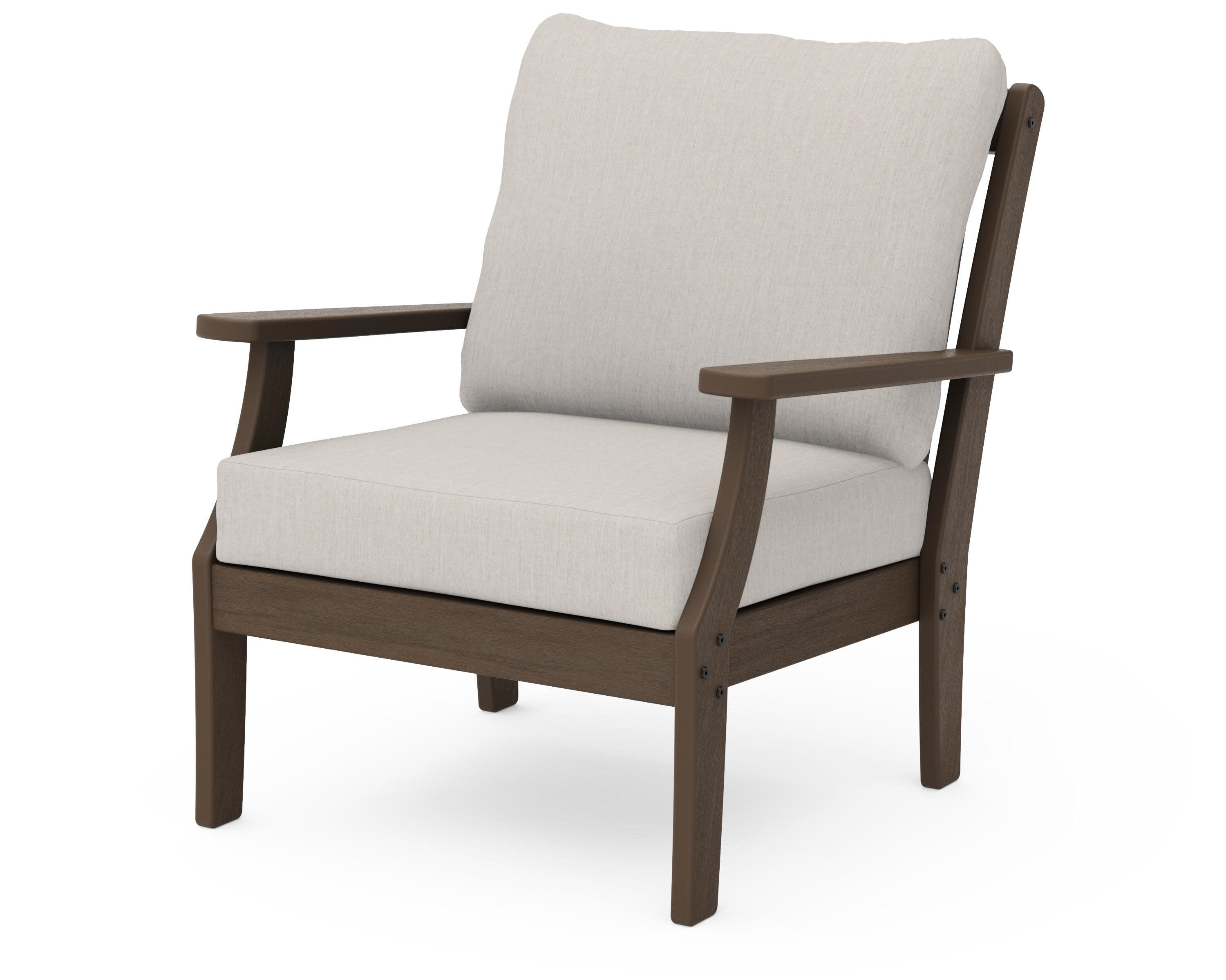 Braxton Deep Seating Chair in Kona / Cast Ash