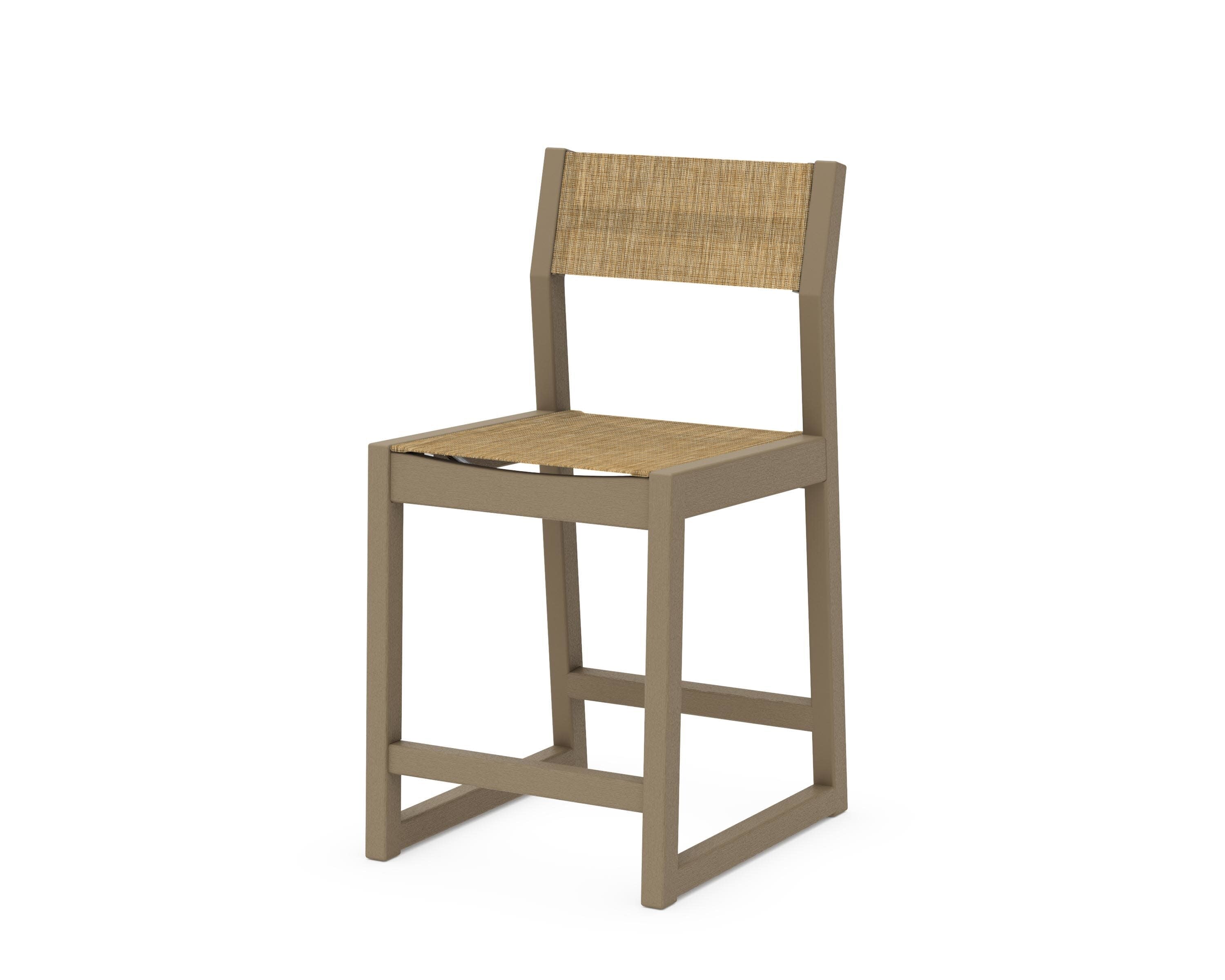 EDGE Sling Counter Side Chair in Vintage Sahara / Burlap Sling