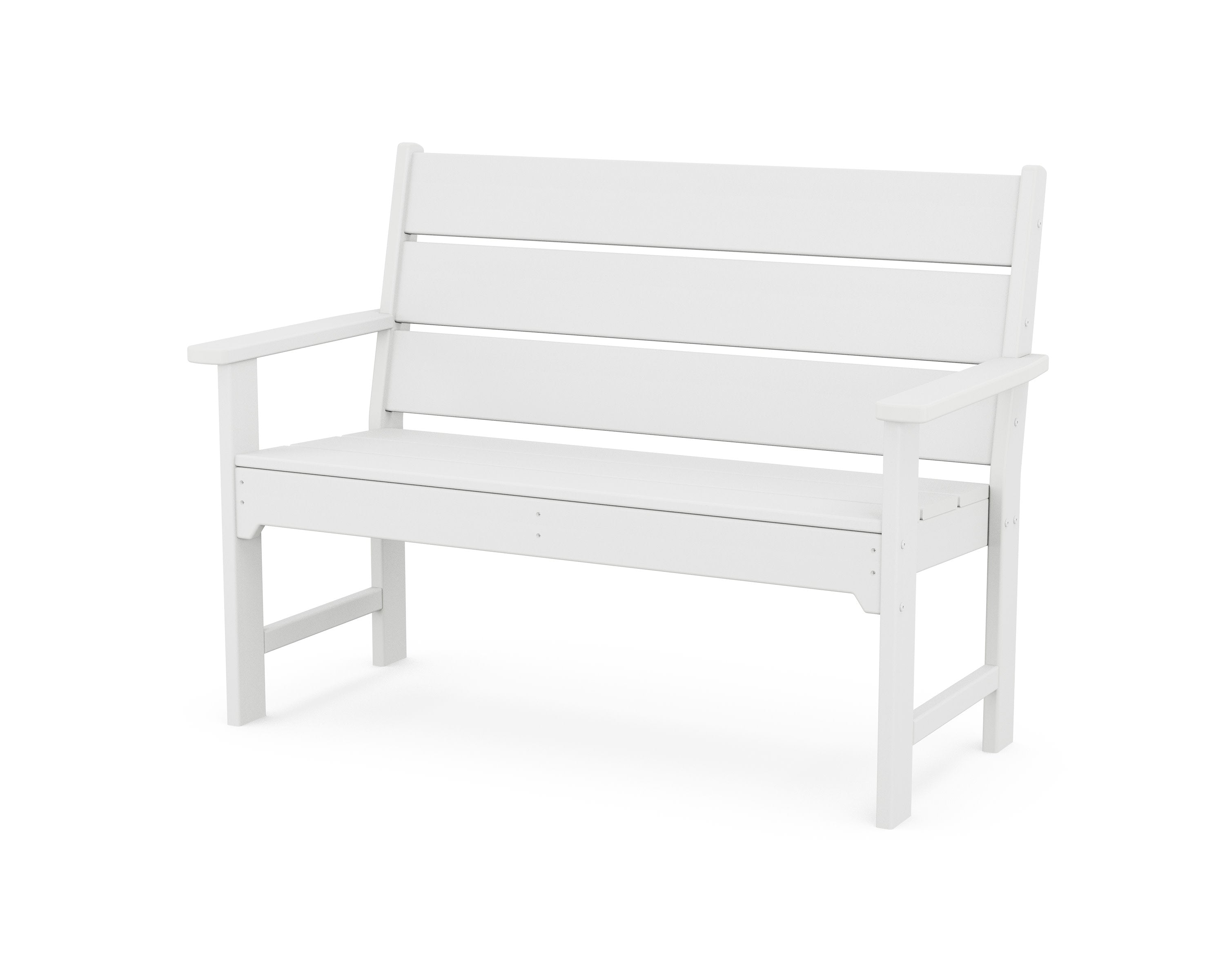 Lakeside 48" Bench in White