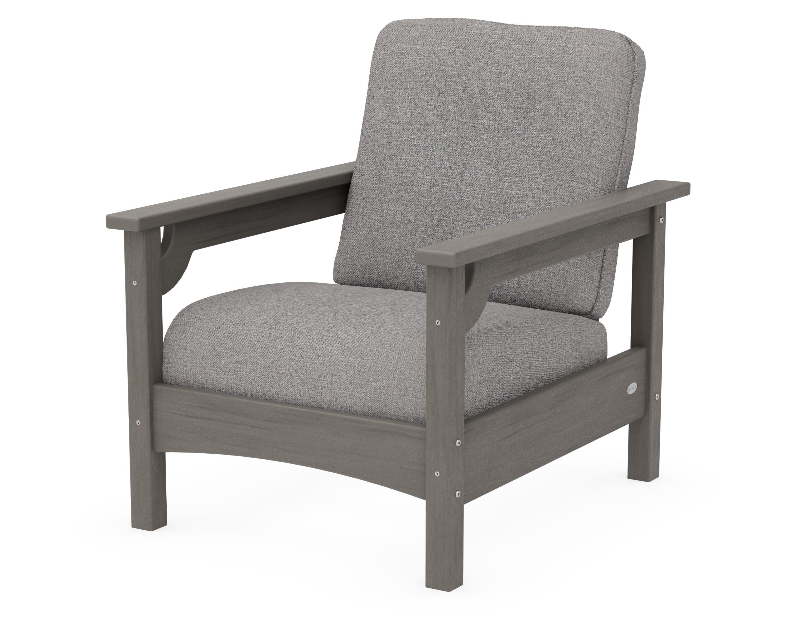 Club Chair in Driftwood / Grey Mist
