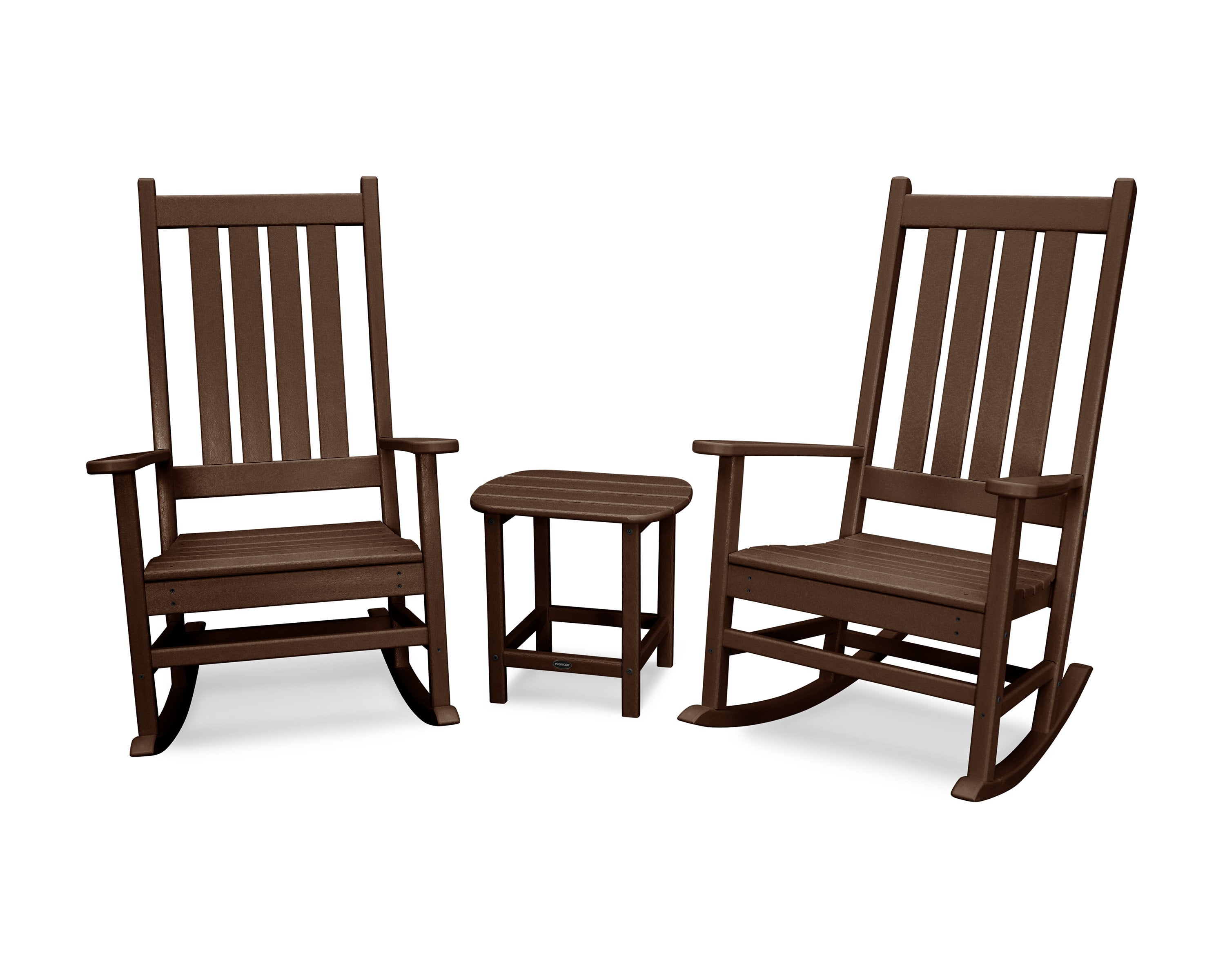 Vineyard 3-Piece Rocking Set in Mahogany