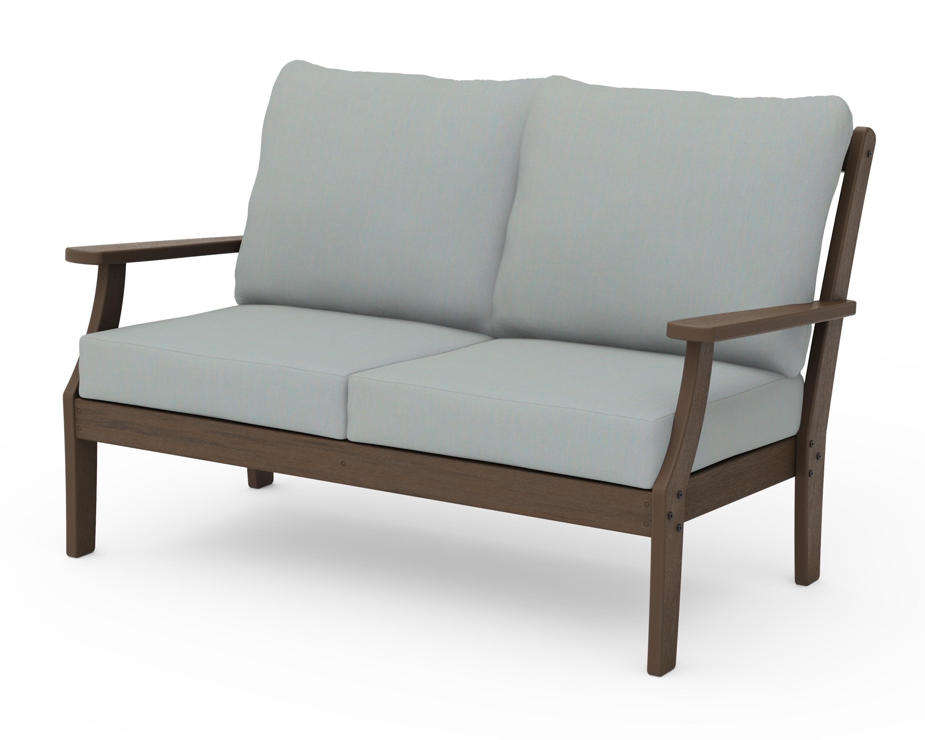 Braxton Deep Seating Loveseat in Kona / Spa