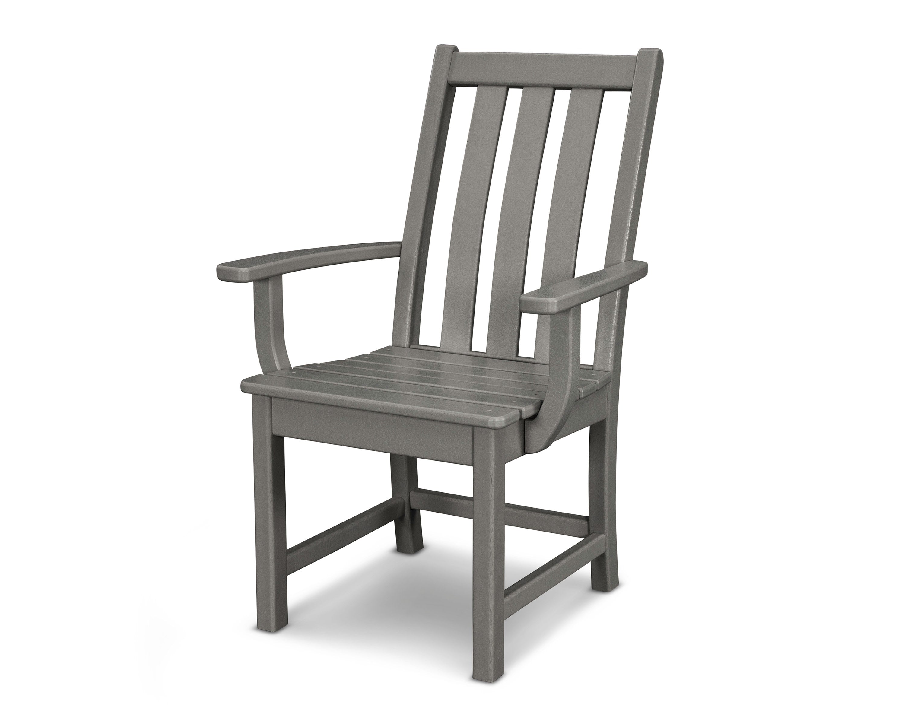 Vineyard Dining Arm Chair in Slate Grey