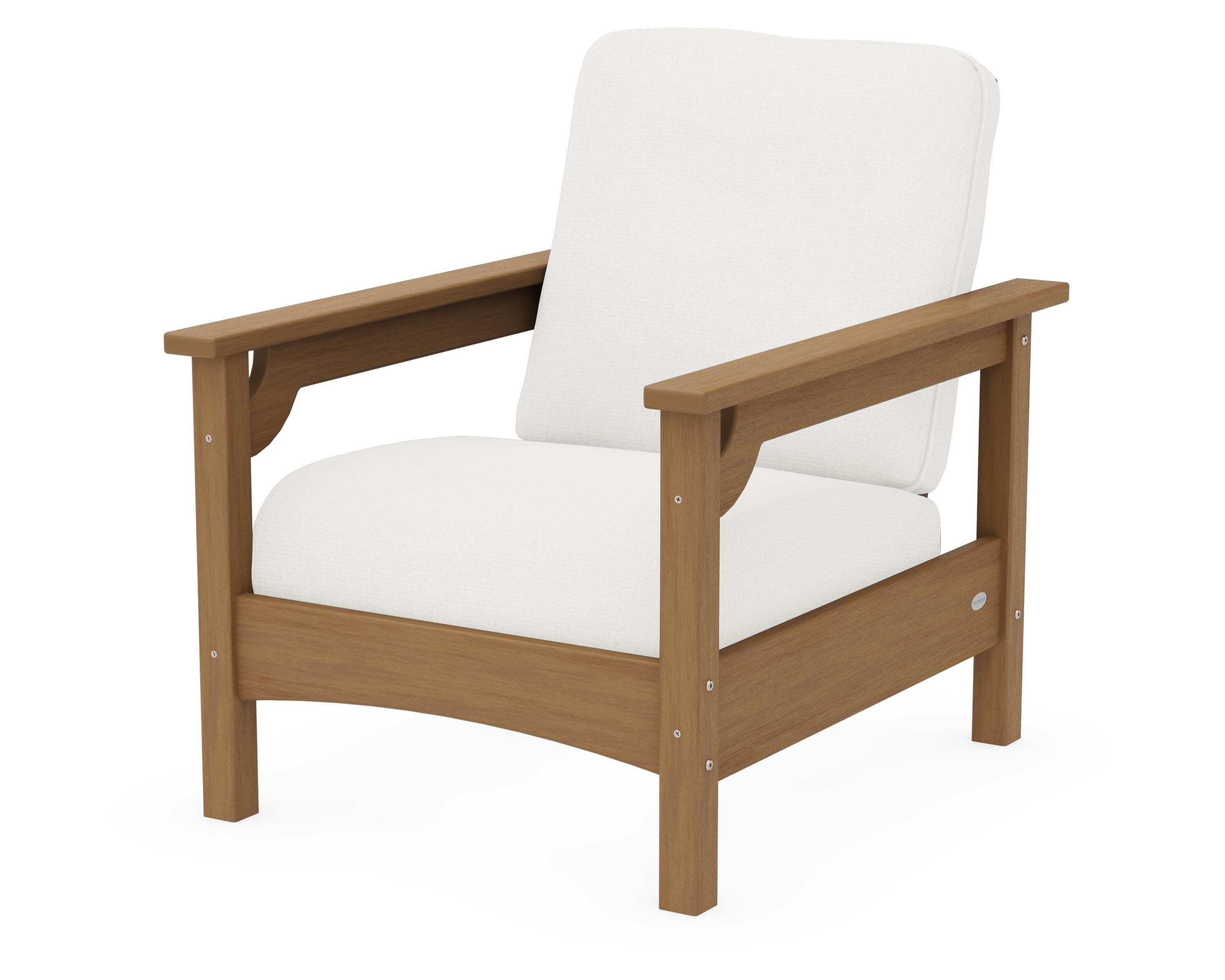 Club Chair in Natural / Natural Linen