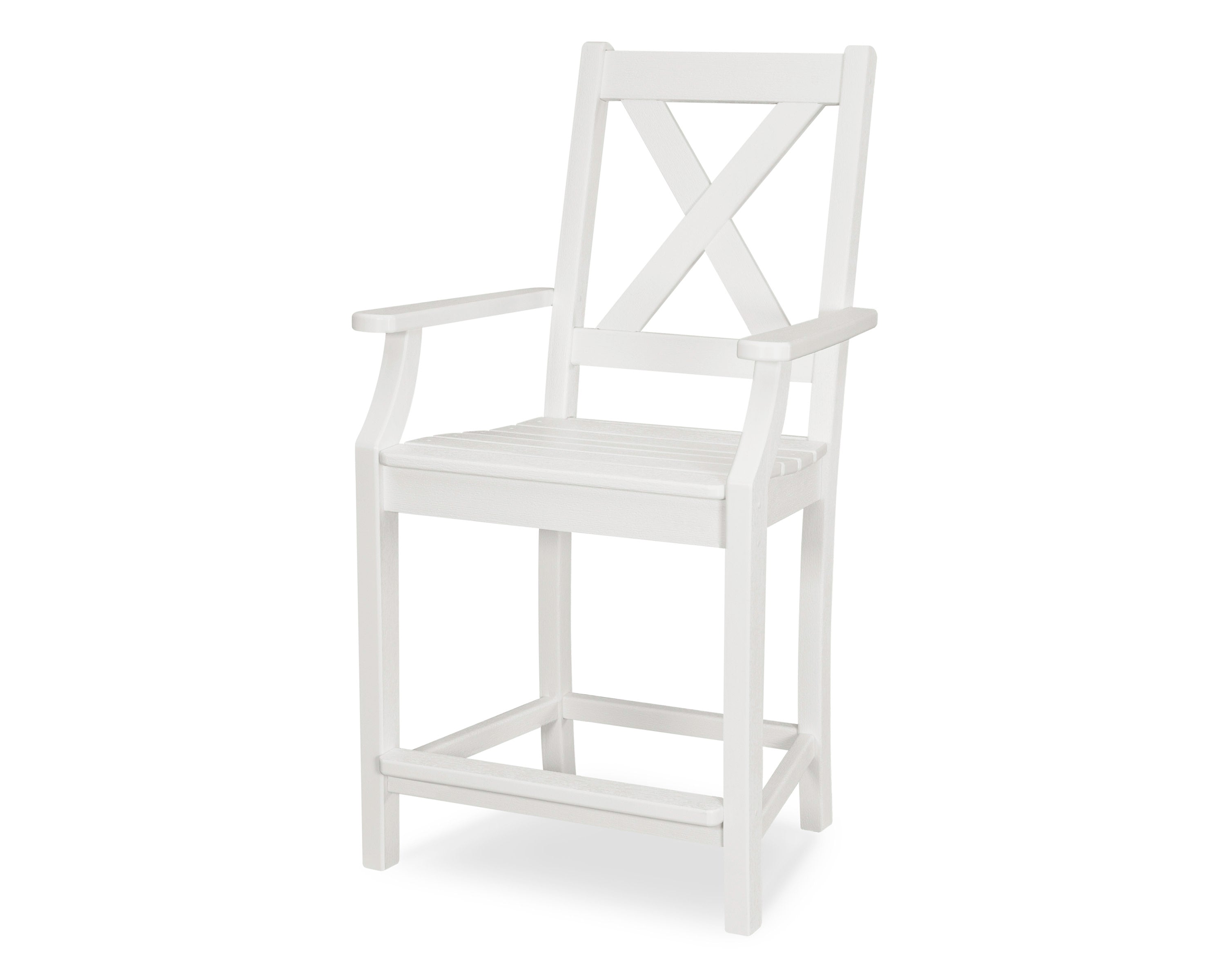 Braxton Counter Arm Chair in Vintage White