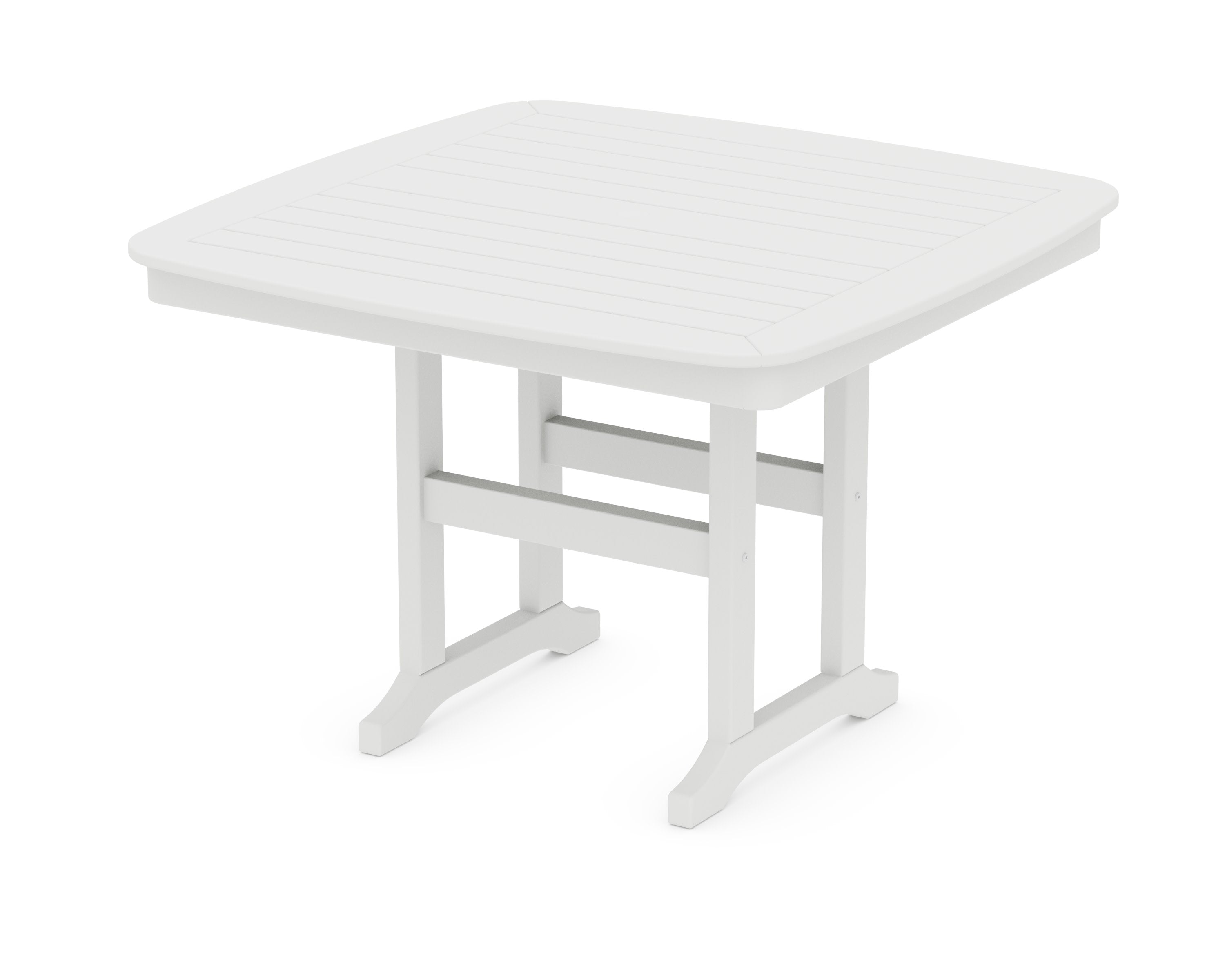 Nautical 44" Dining Table in White