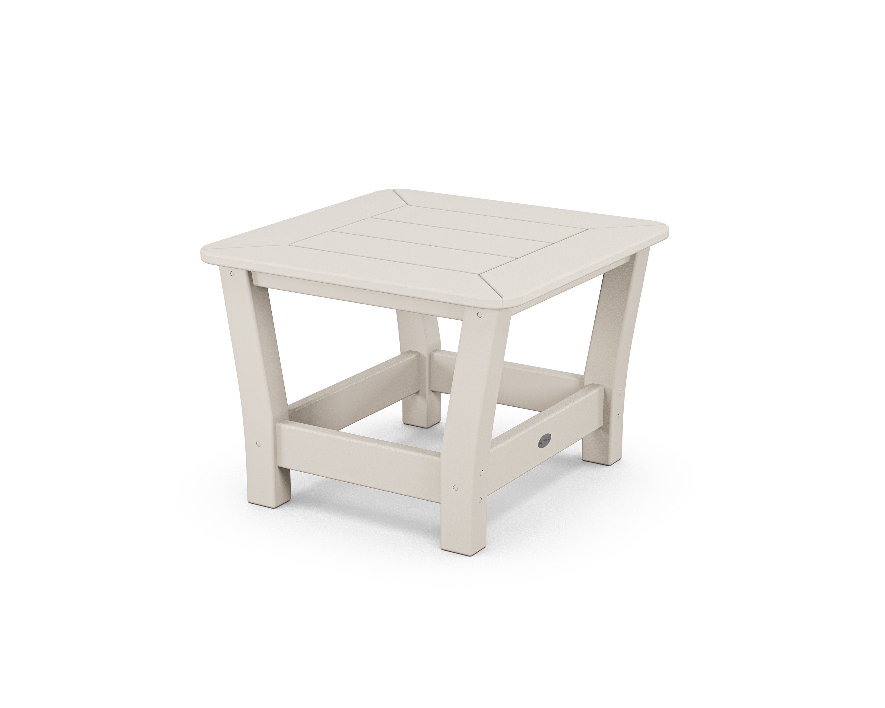 Harbour Slat End Table in Sand