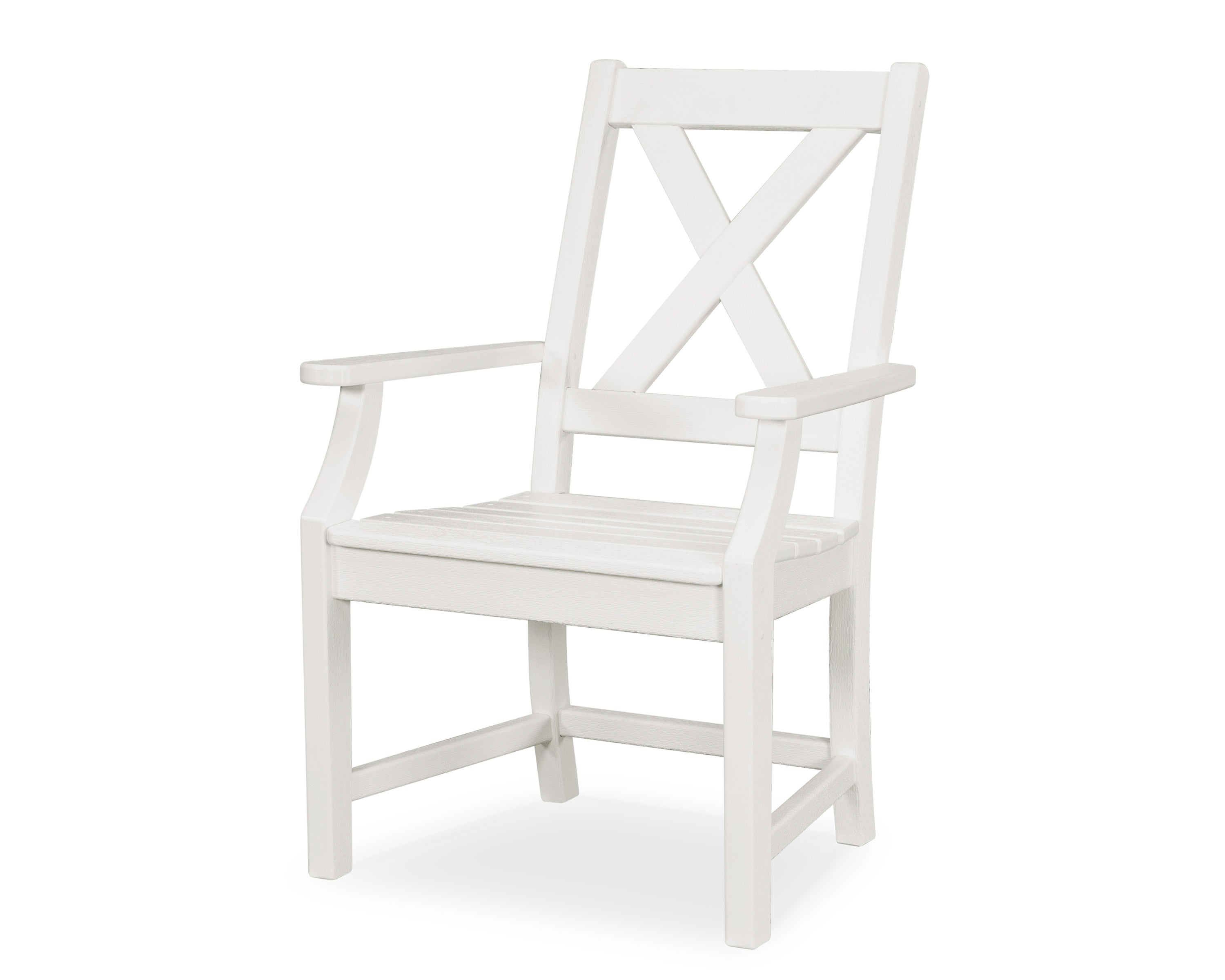 Braxton Dining Arm Chair in Vintage White
