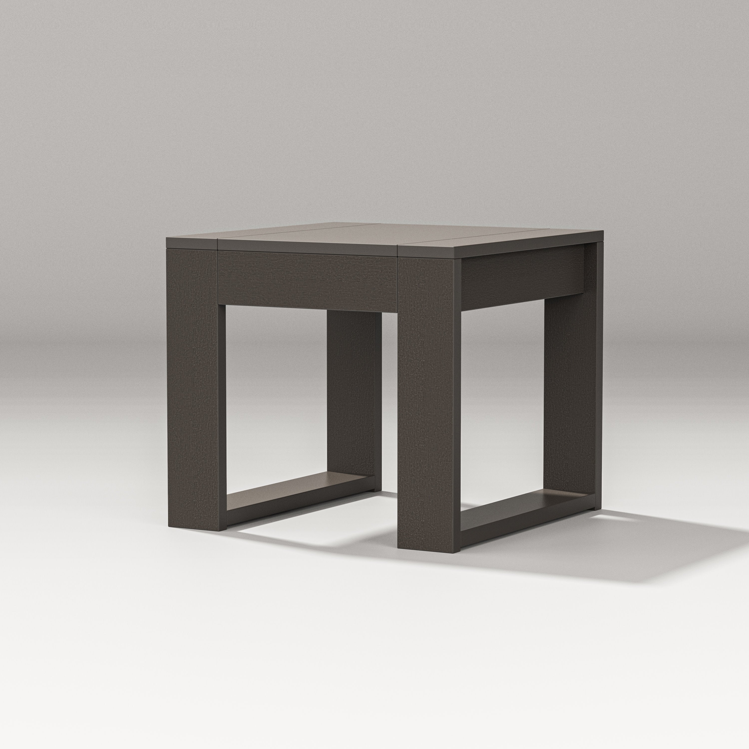 Latitude End Table in Vintage Coffee