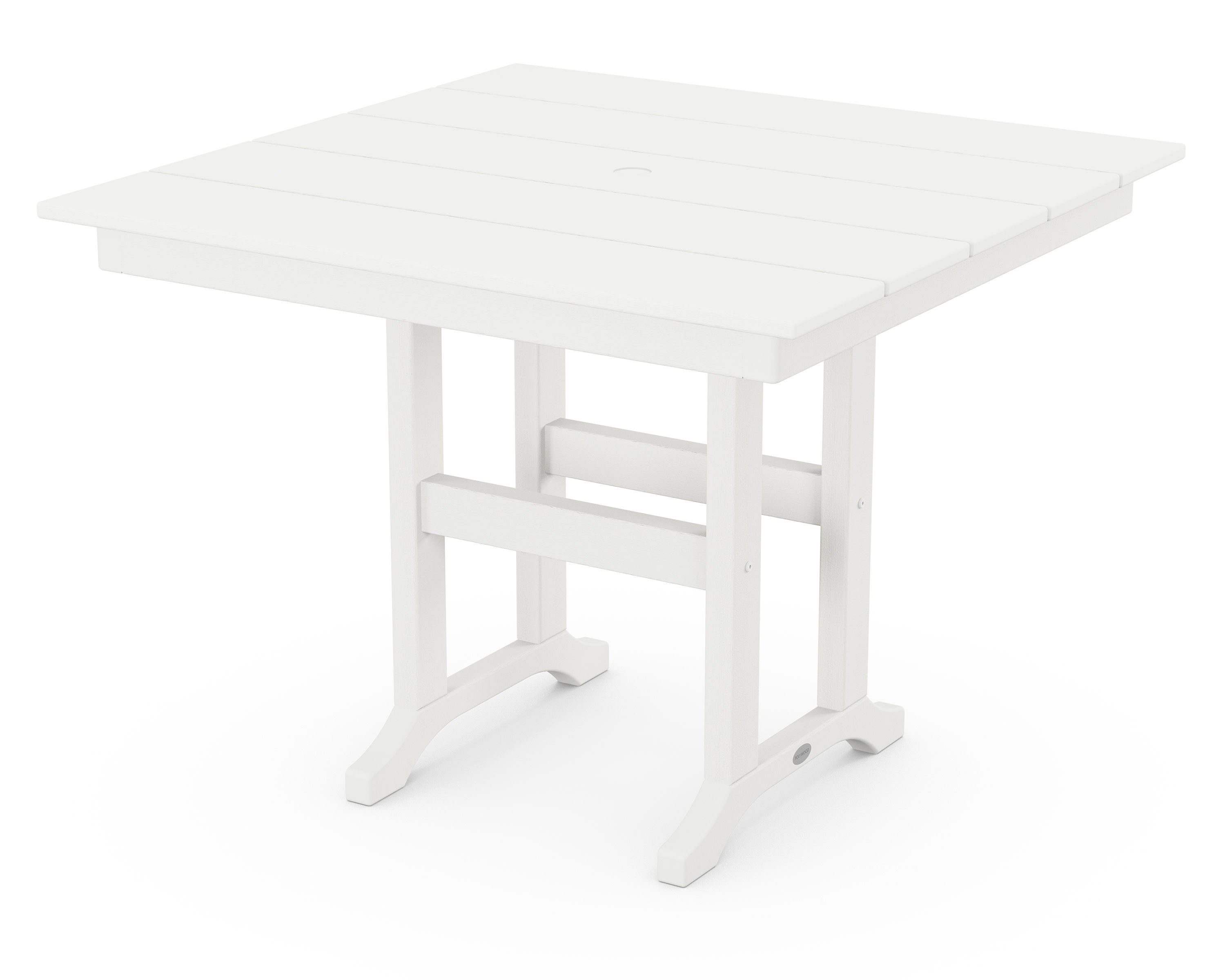 Farmhouse 37" Dining Table in Vintage White