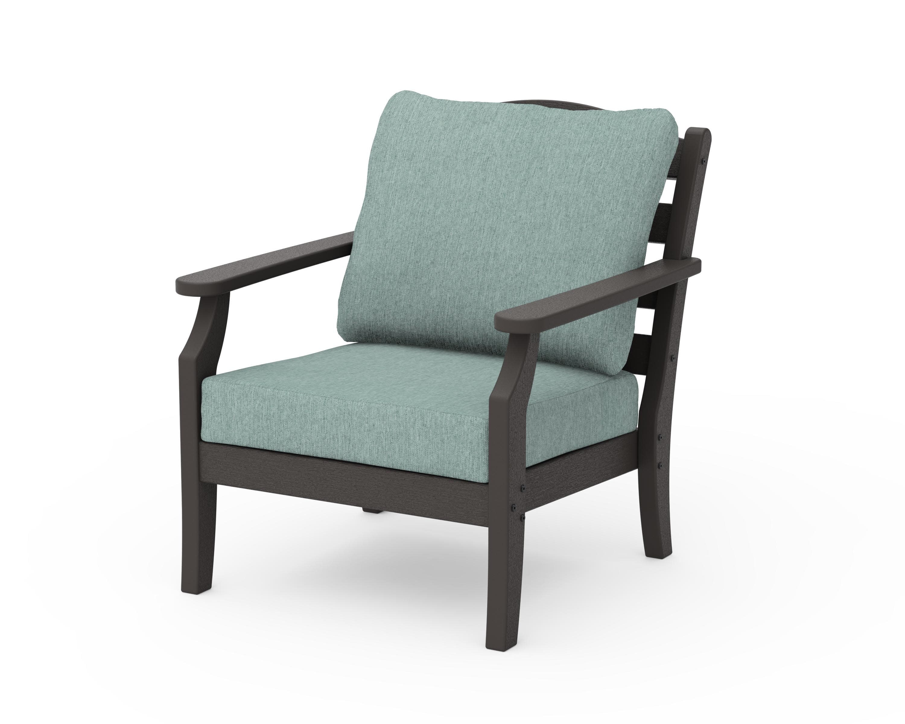 Savannah Deep Seating Chair in Vintage Coffee / Glacier Spa