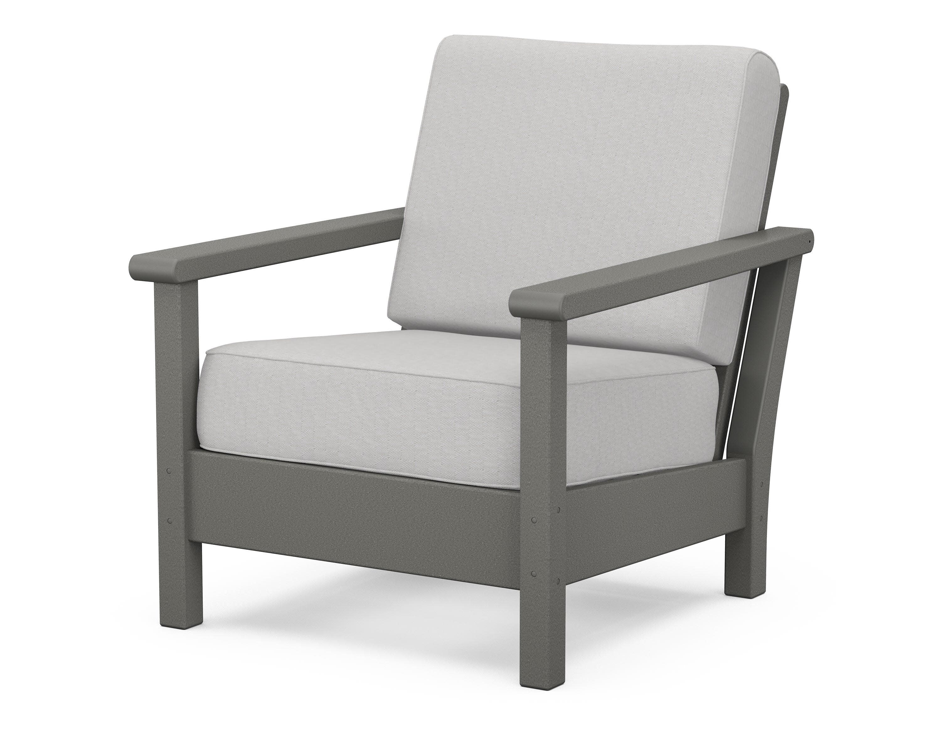 Harbour Deep Seating Chair in Slate Grey / Diamond in the Rough
