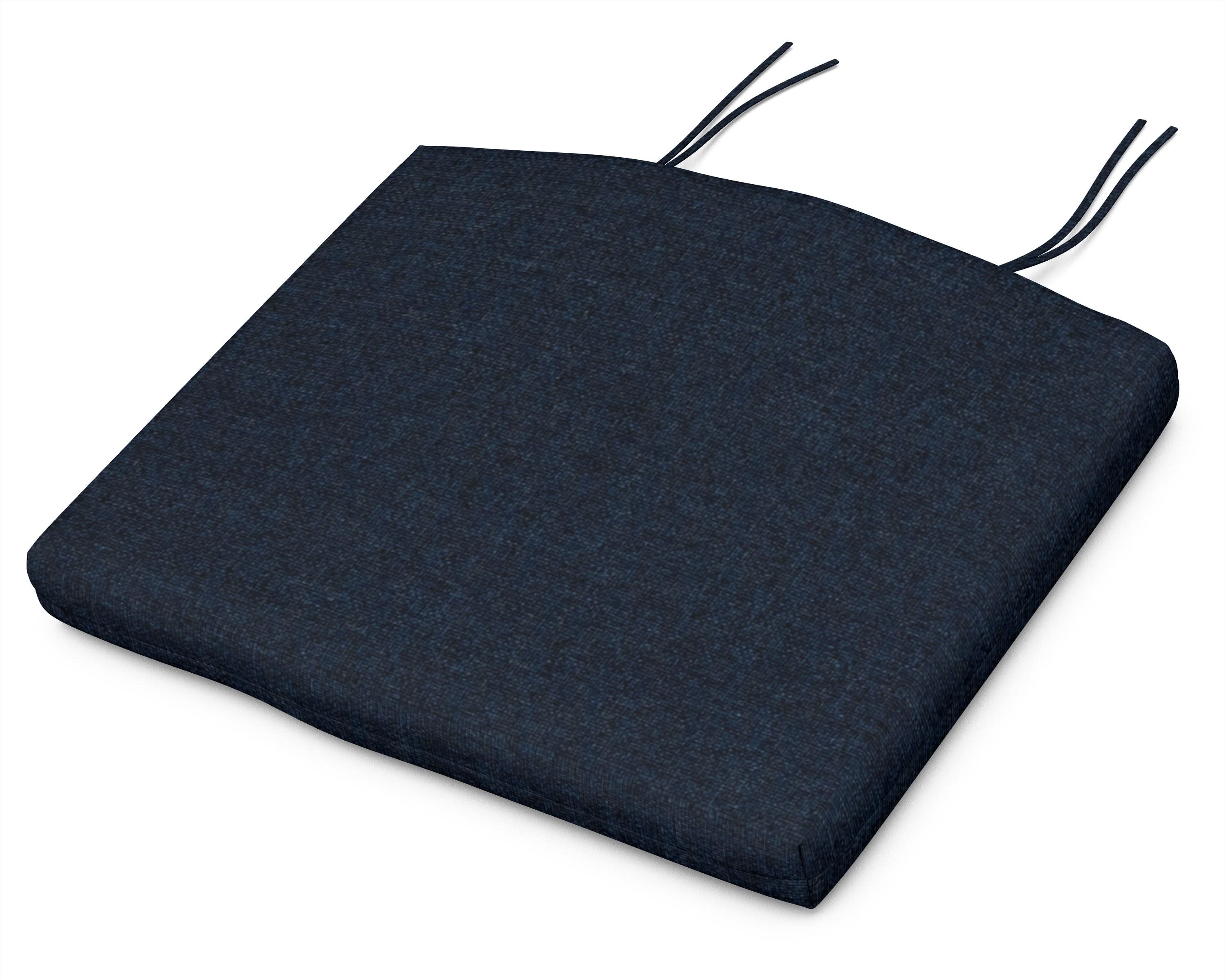 Standard Seat Cushion 17"D x 20.5"W x 2.5"H in Marine Indigo