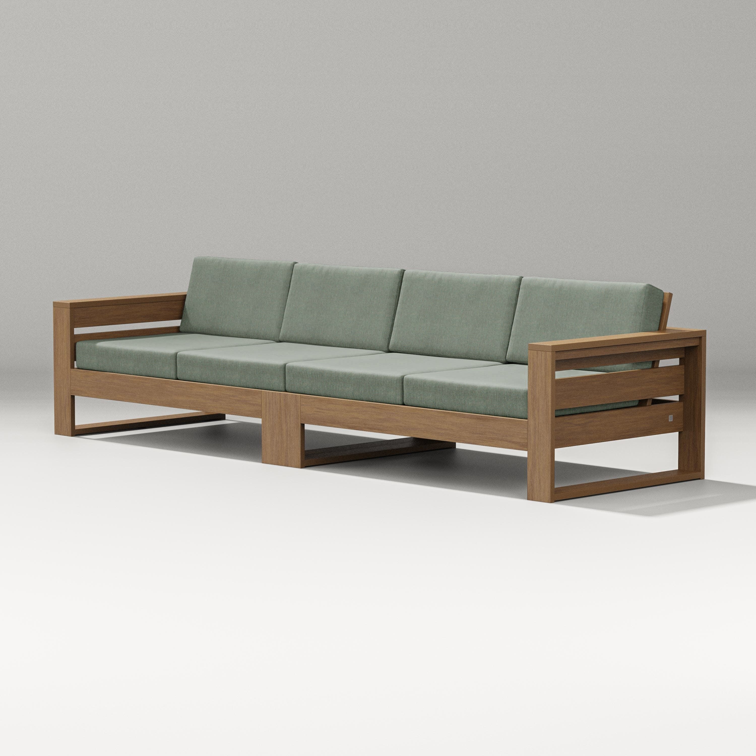 Latitude Straight Sectional in Natural / Cast Sage