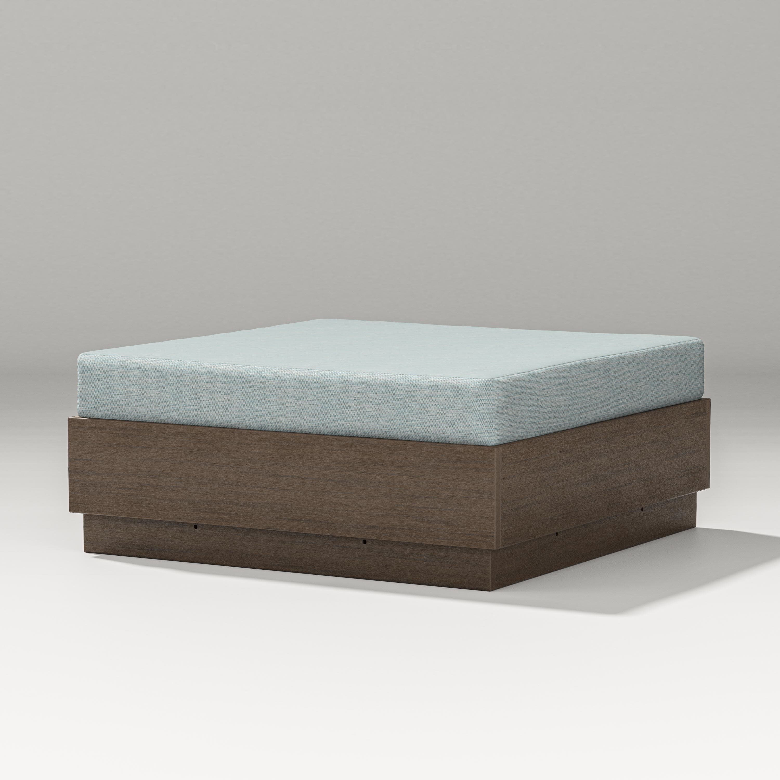 Elevate Lounge Ottoman in Kona / Soothe Mist