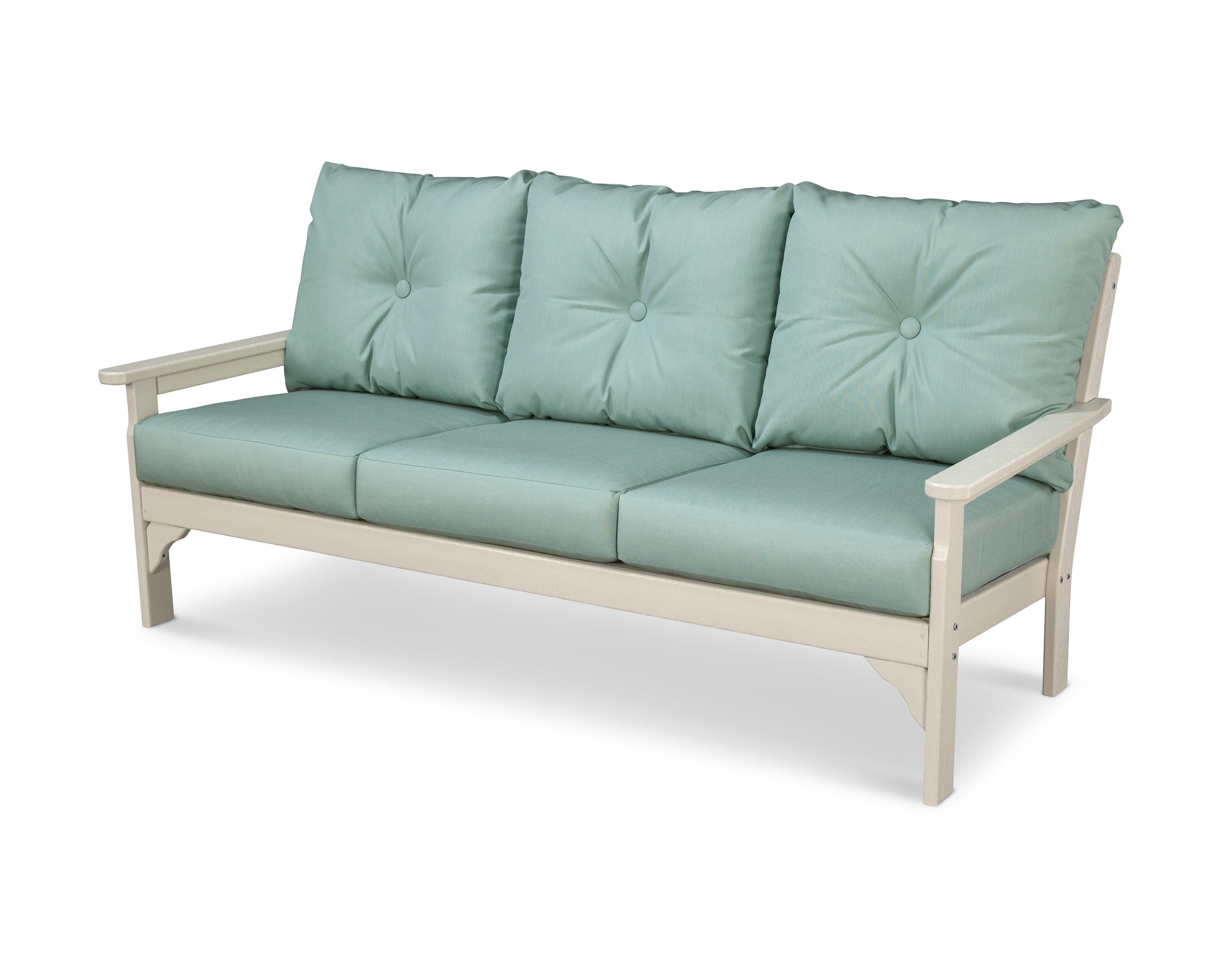 Vineyard Deep Seating Sofa in Sand / Spa