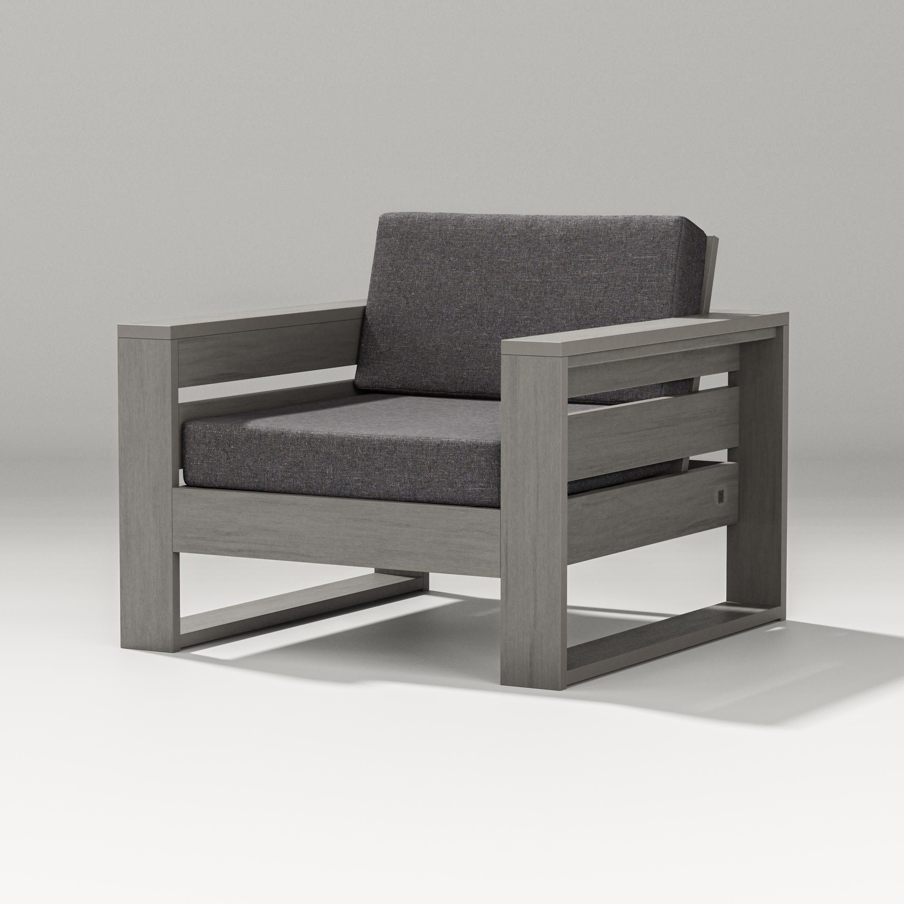 Latitude Lounge Chair in Driftwood / Ash Charcoal