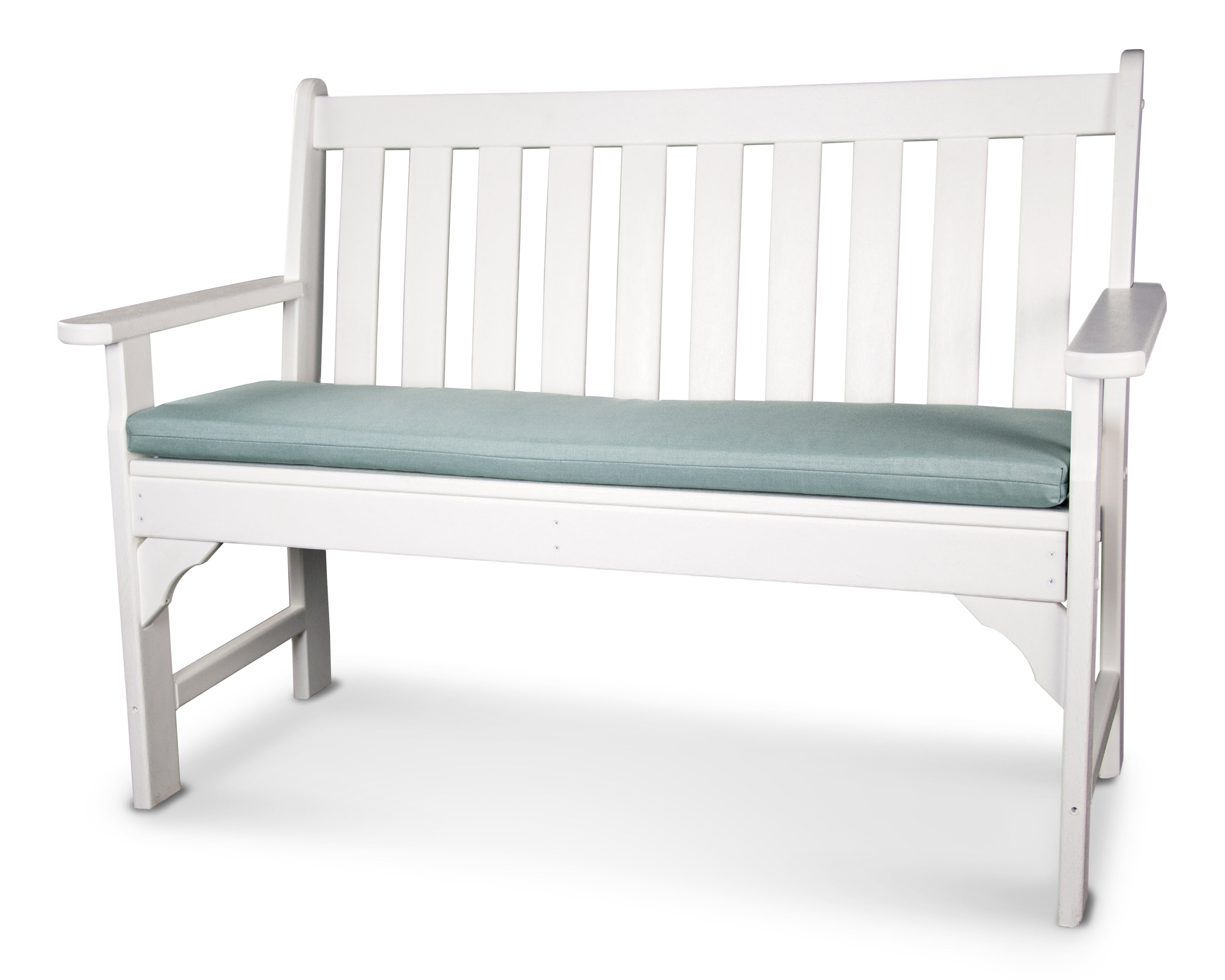 Ateeva 53" x 14" Outdoor Bench and Swing Seat Cushion by POLYWOOD in Spa