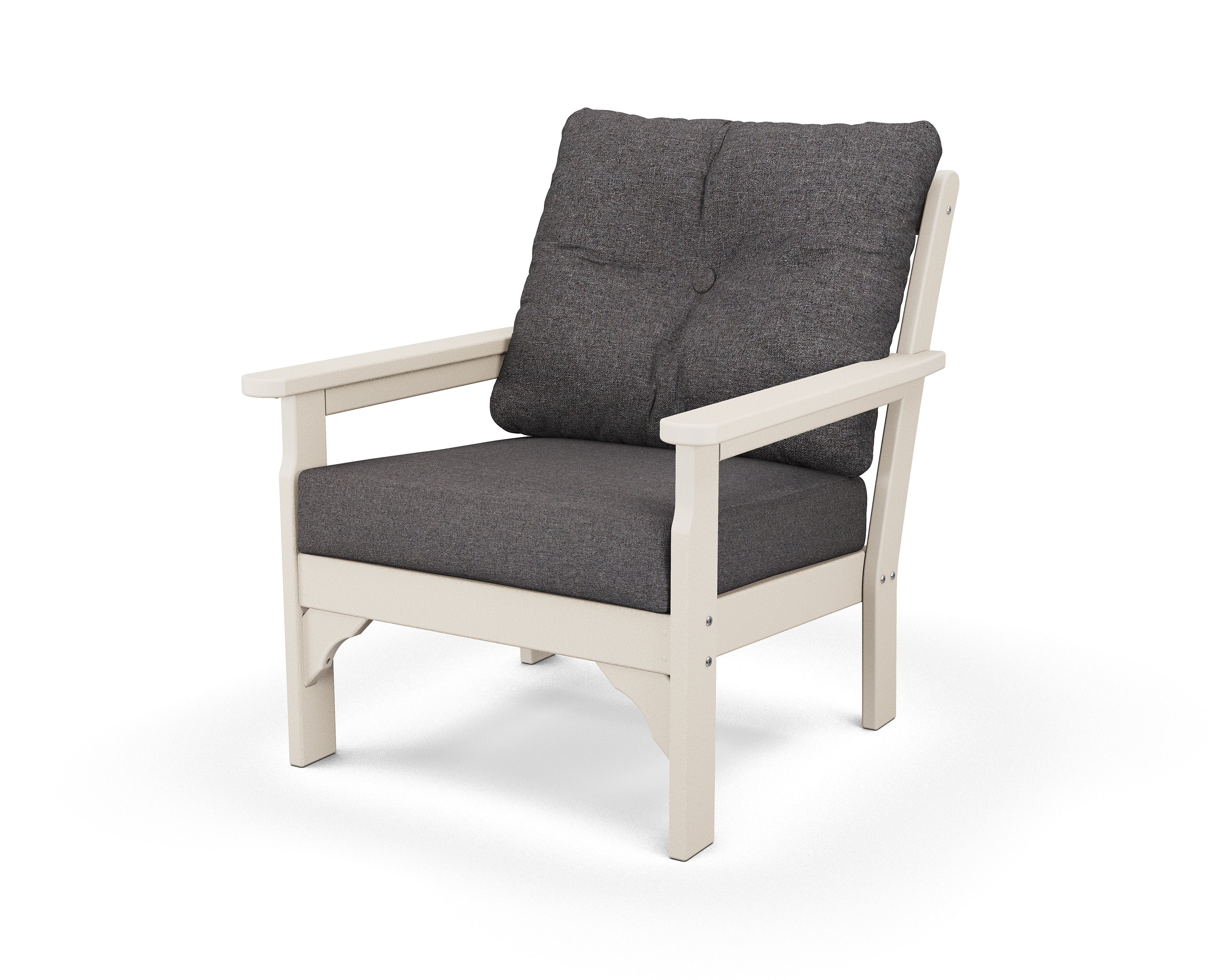 Vineyard Deep Seating Chair in Sand / Ash Charcoal