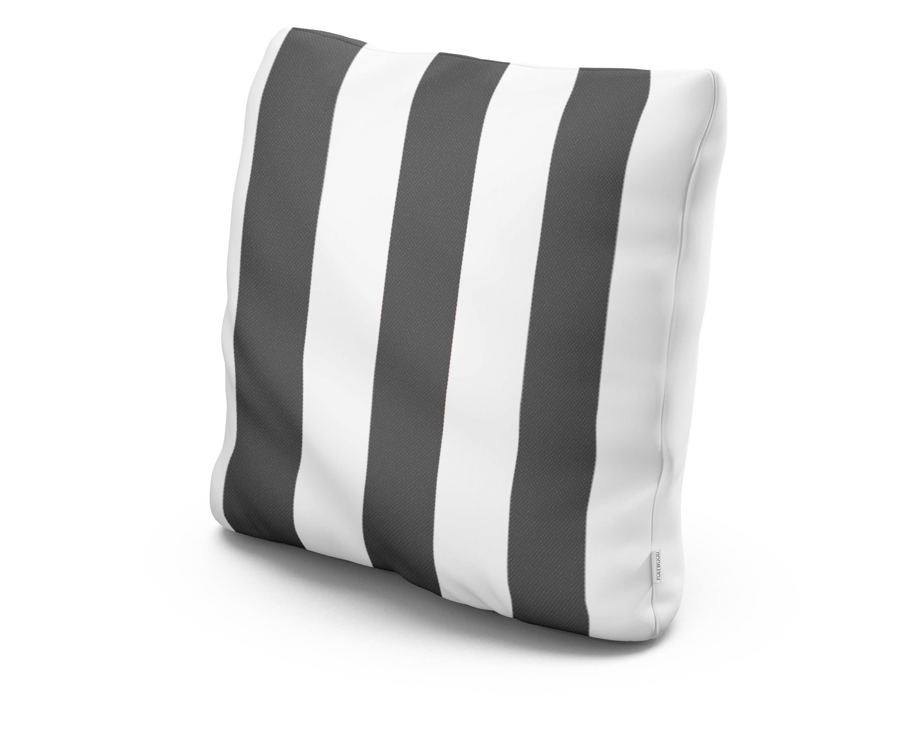 20" Outdoor Throw Pillow in Montdor Onyx