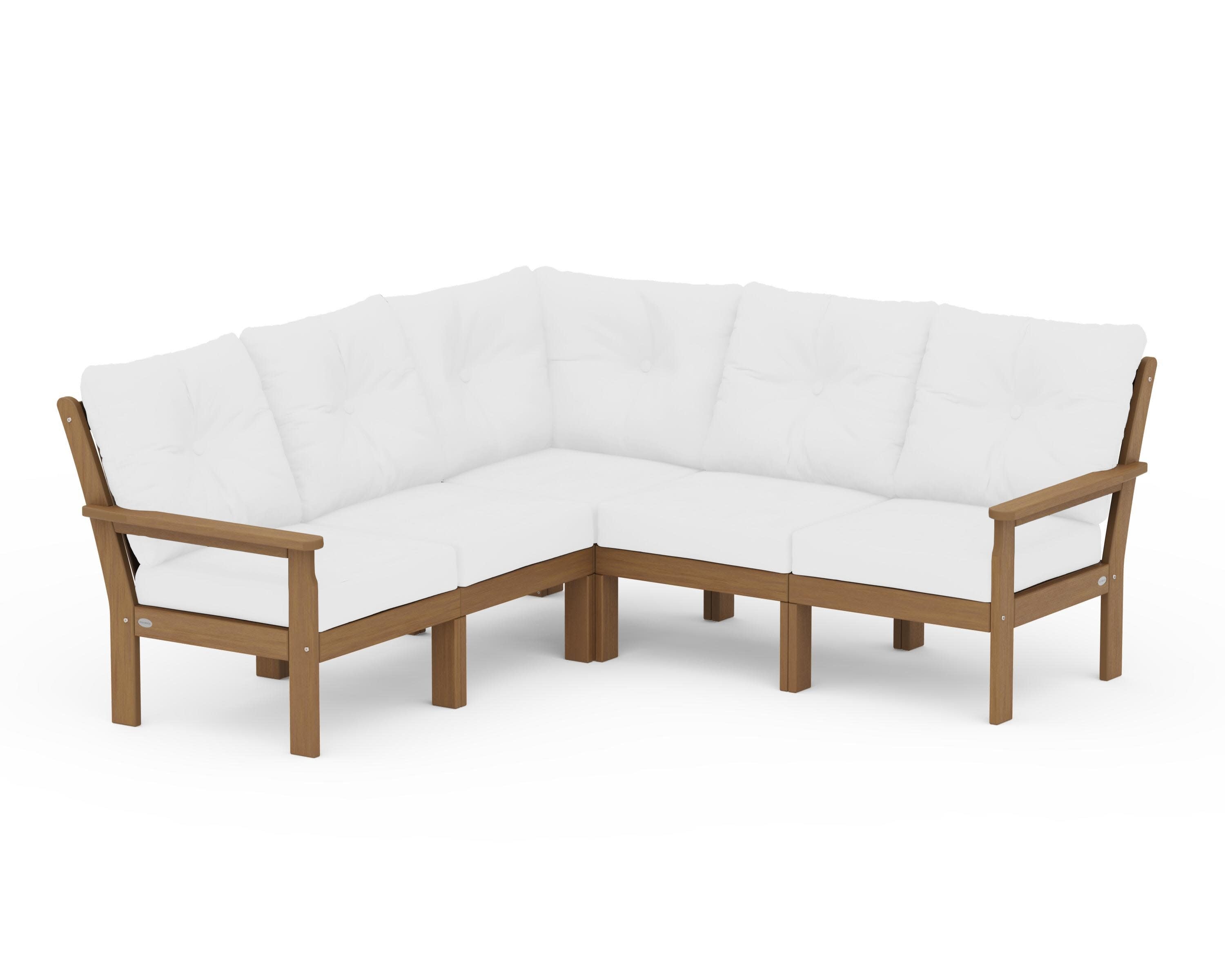 Vineyard 5-Piece Sectional in Natural / Natural