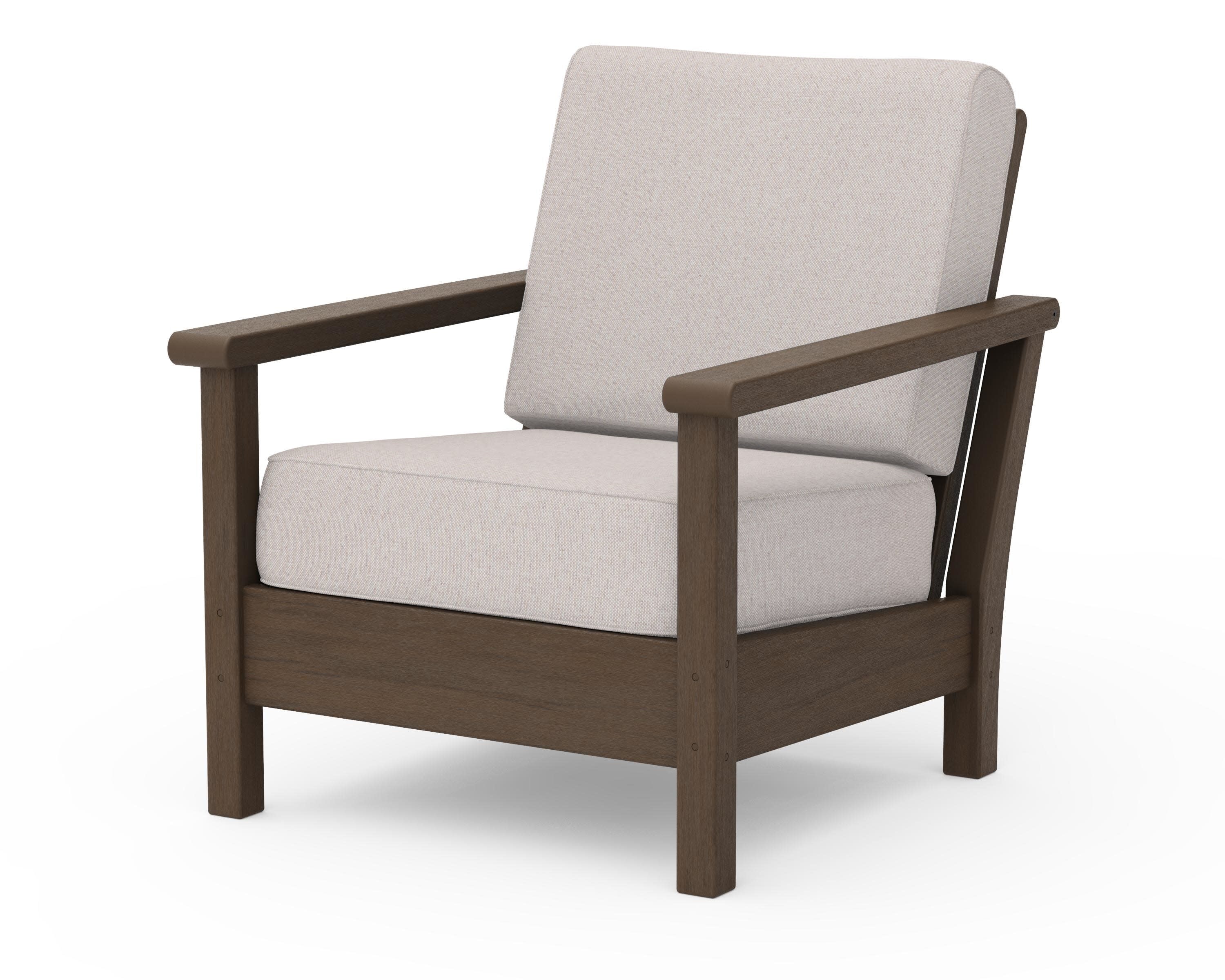 Harbour Deep Seating Chair in Kona / Dune Burlap