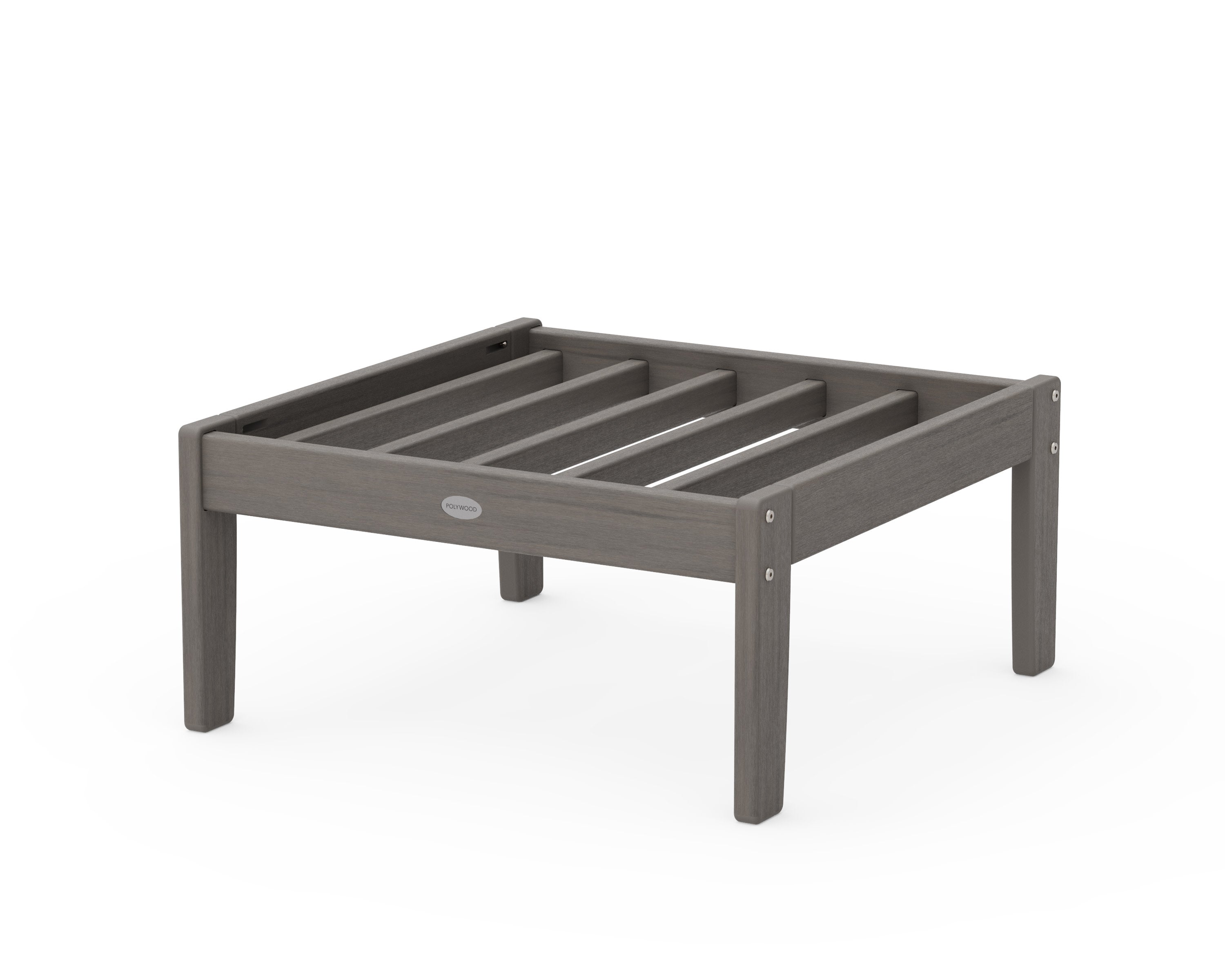 Braxton Deep Seating Ottoman Frame in Driftwood