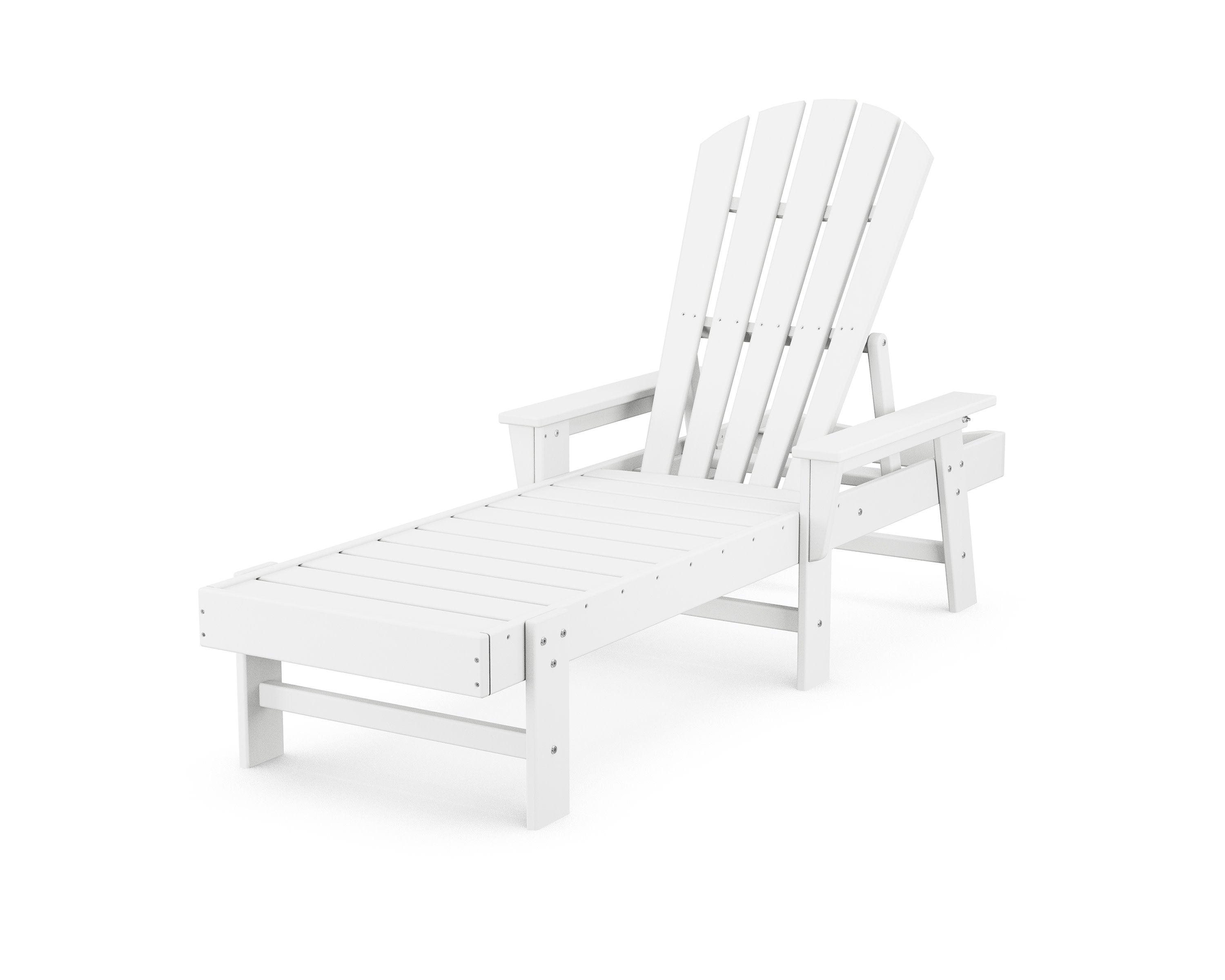 South Beach Chaise in White