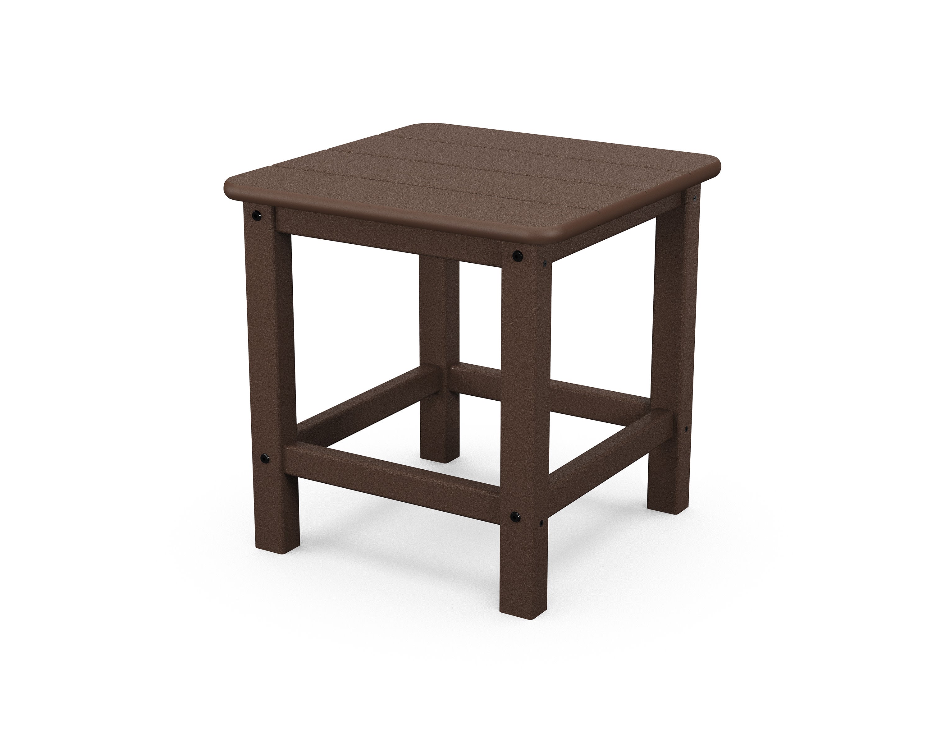 Seashell 18" Side Table in Mahogany