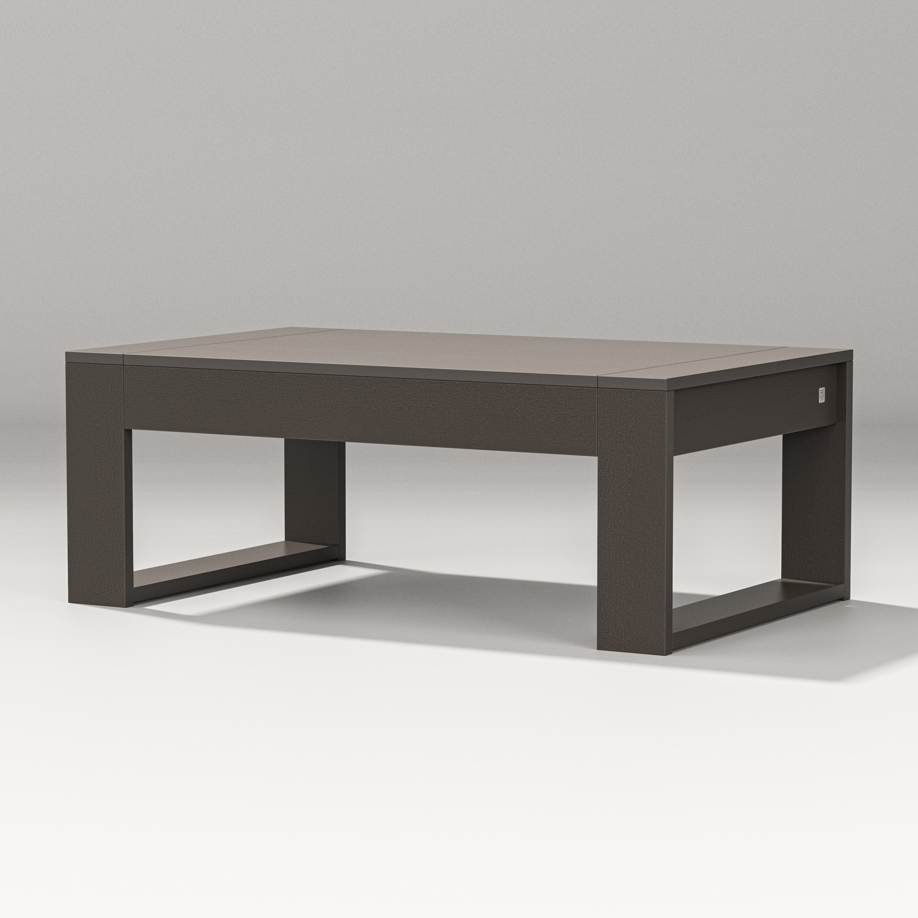 Latitude Rectangle Coffee Table in Vintage Coffee
