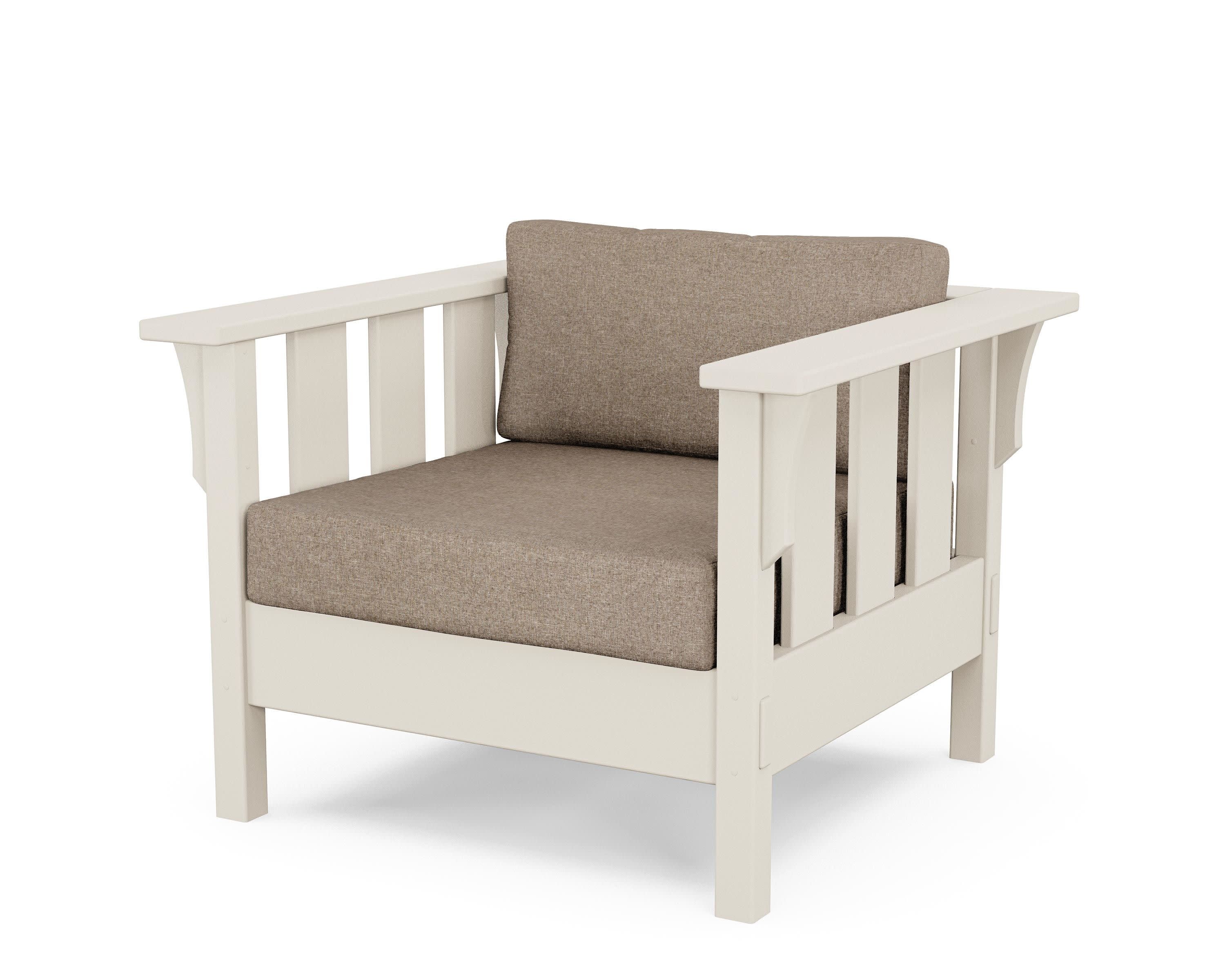 Acadia Deep Seating Chair in Sand / Spiced Burlap