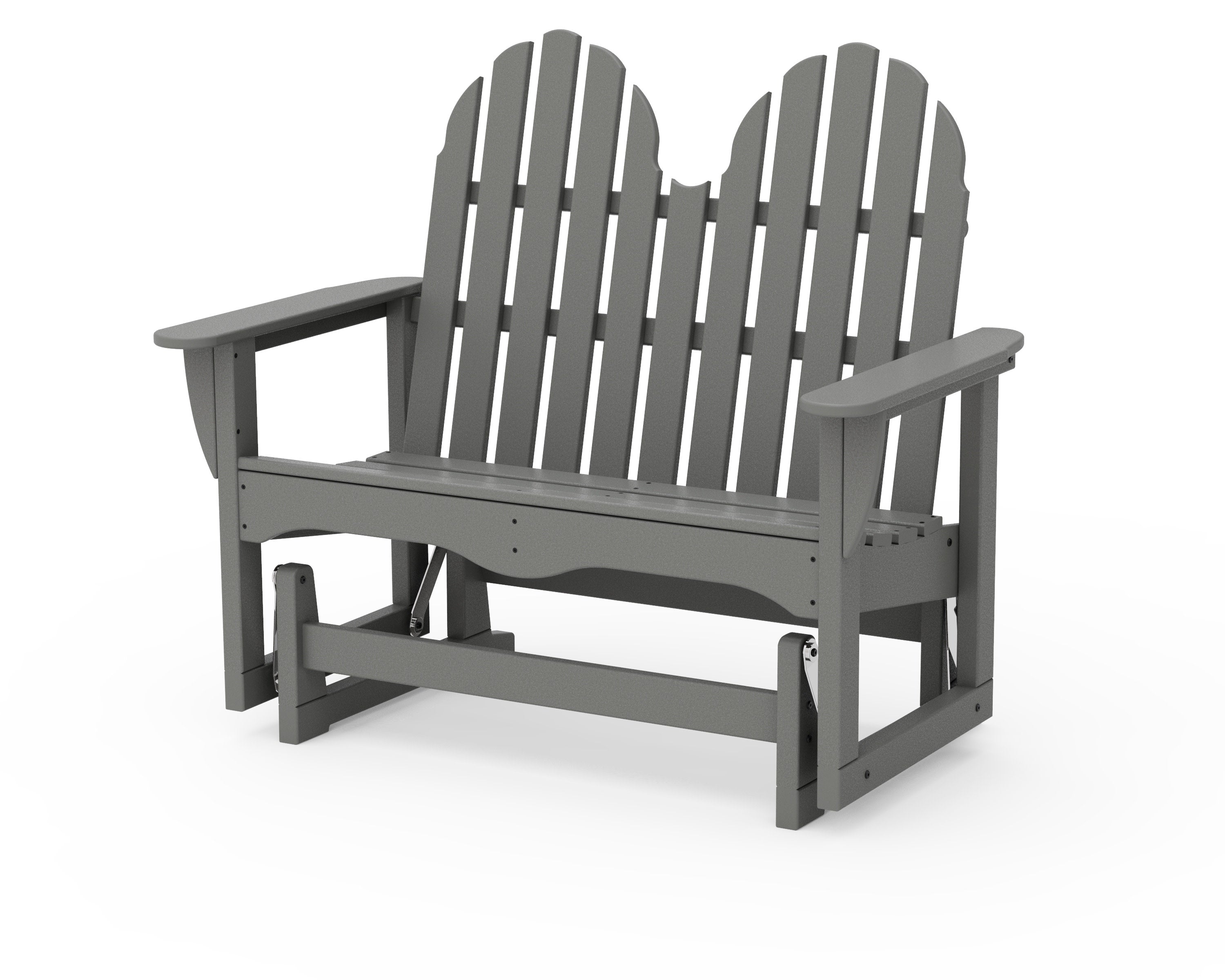 Classic Adirondack 48" Glider in Slate Grey
